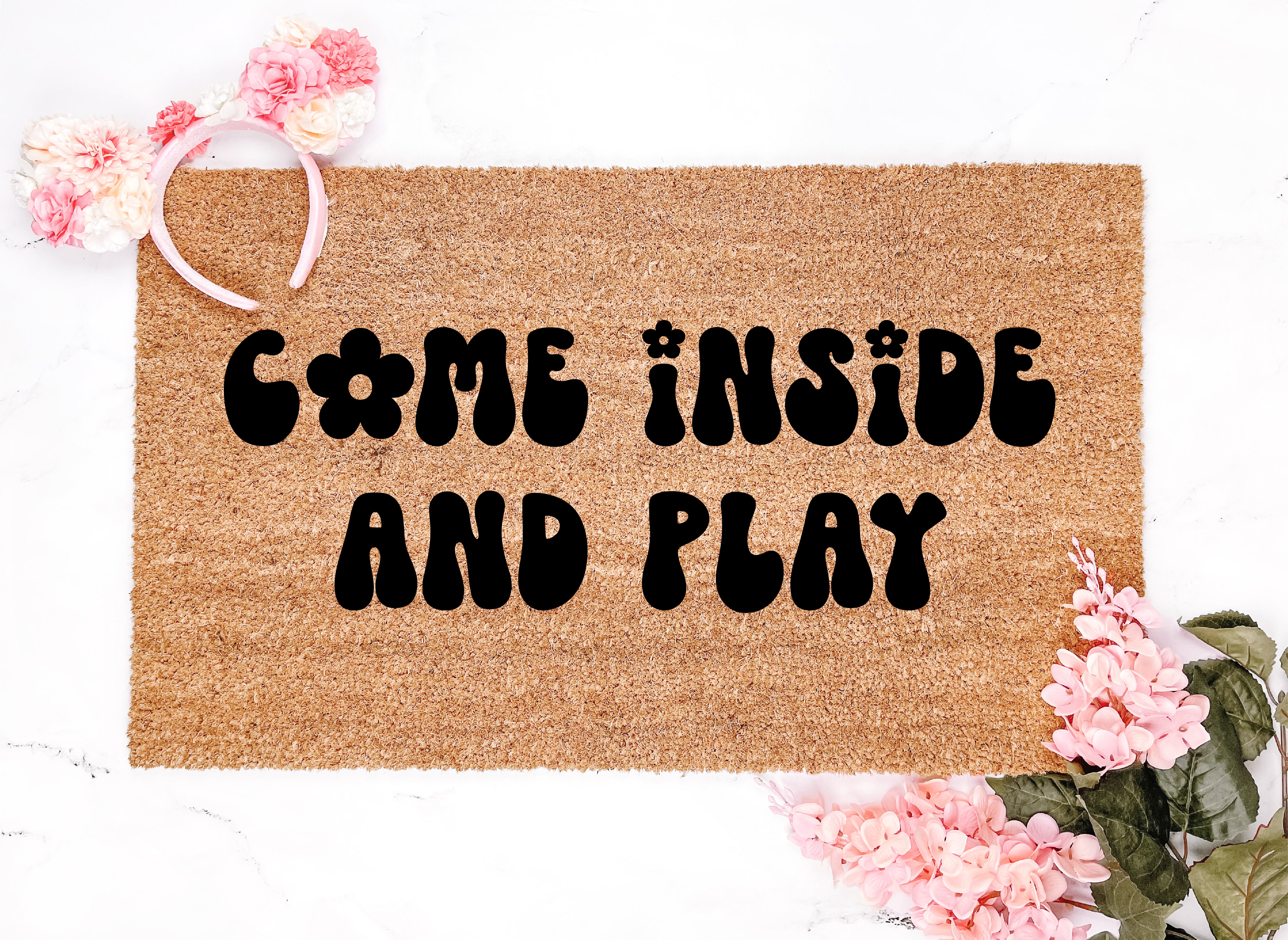 Come Inside Playhouse Doormat