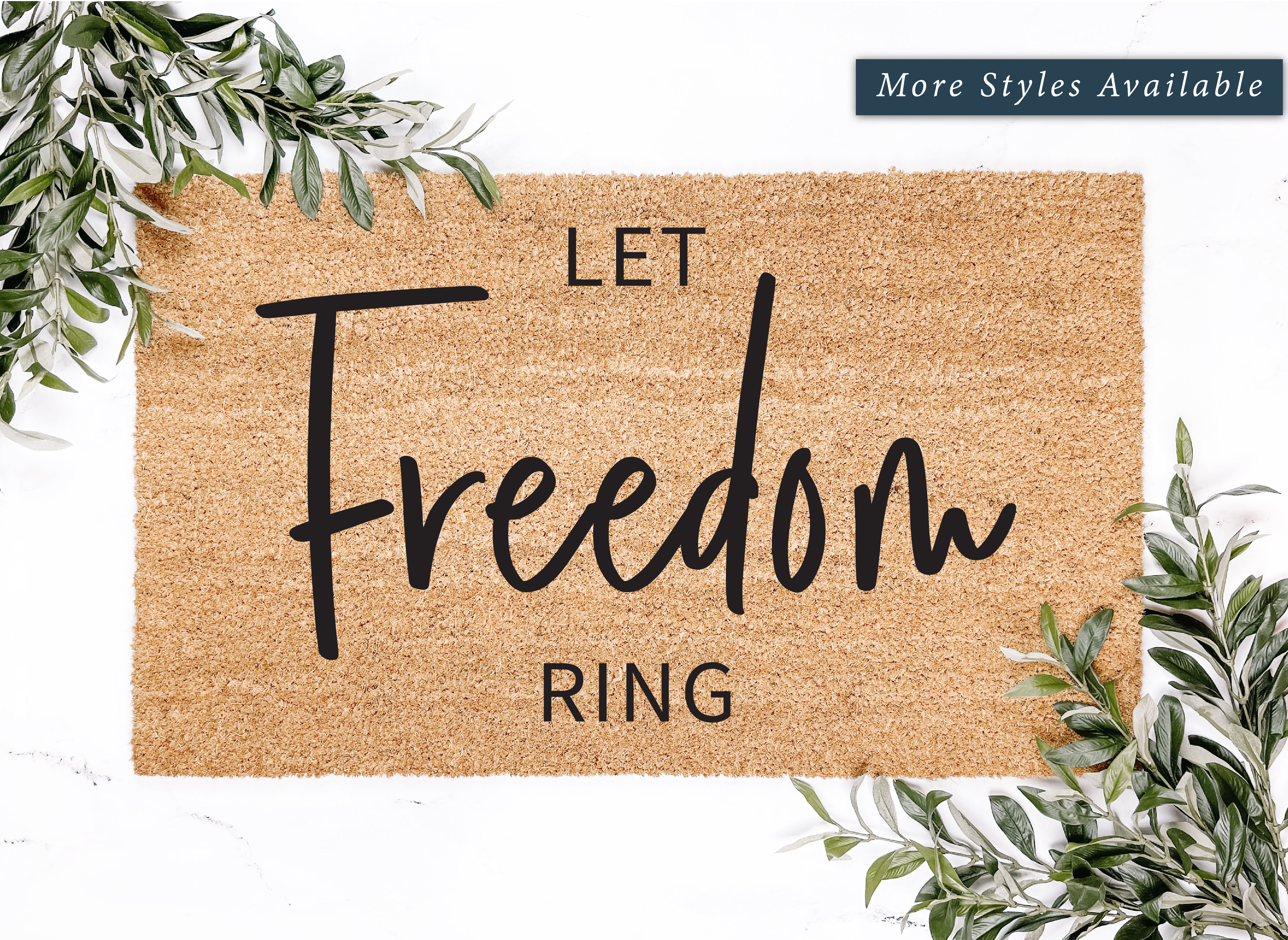 Let Freedom Ring Doormat