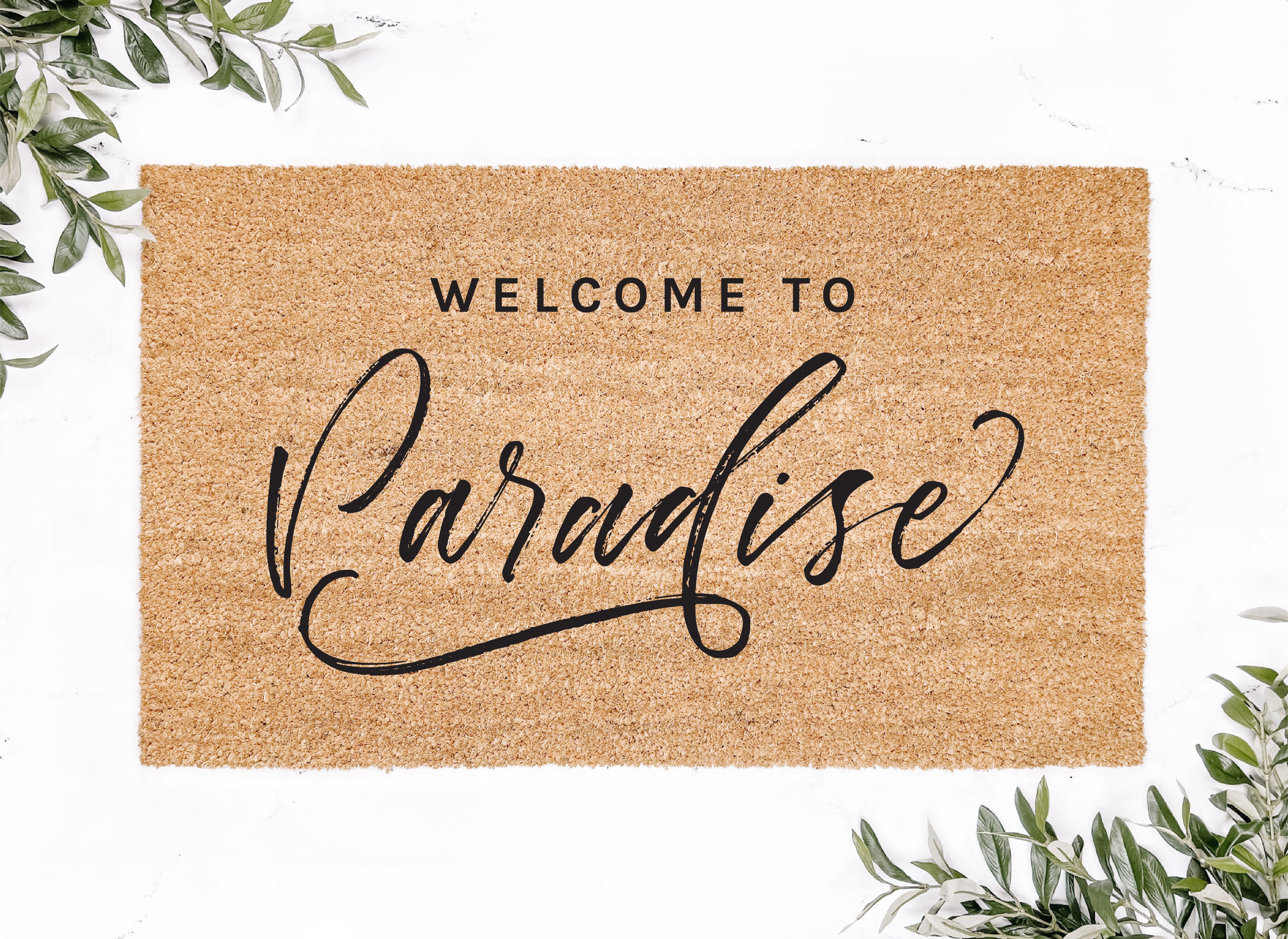 Welcome To Paradise Doormat