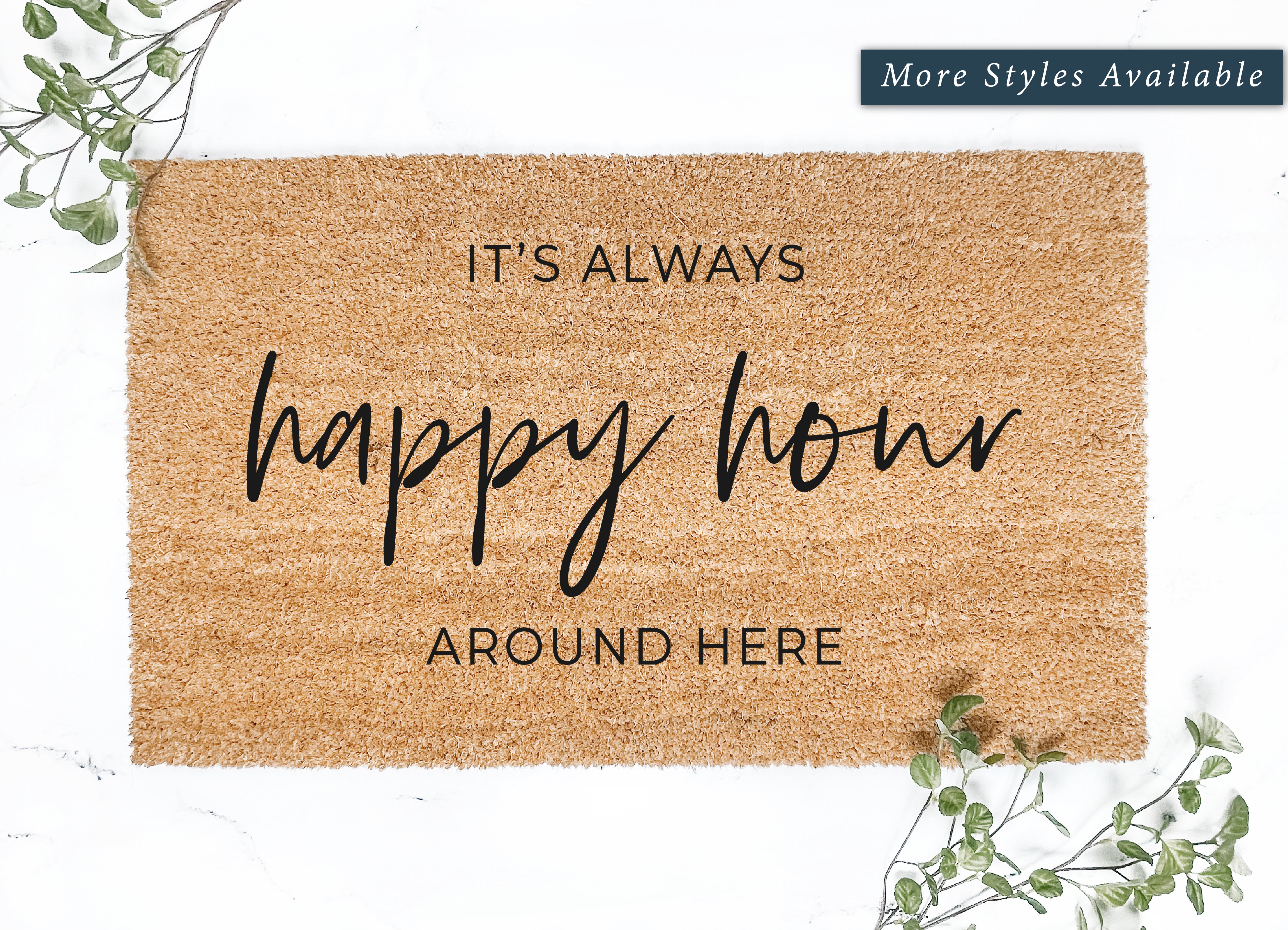Always Happy Hour Doormat