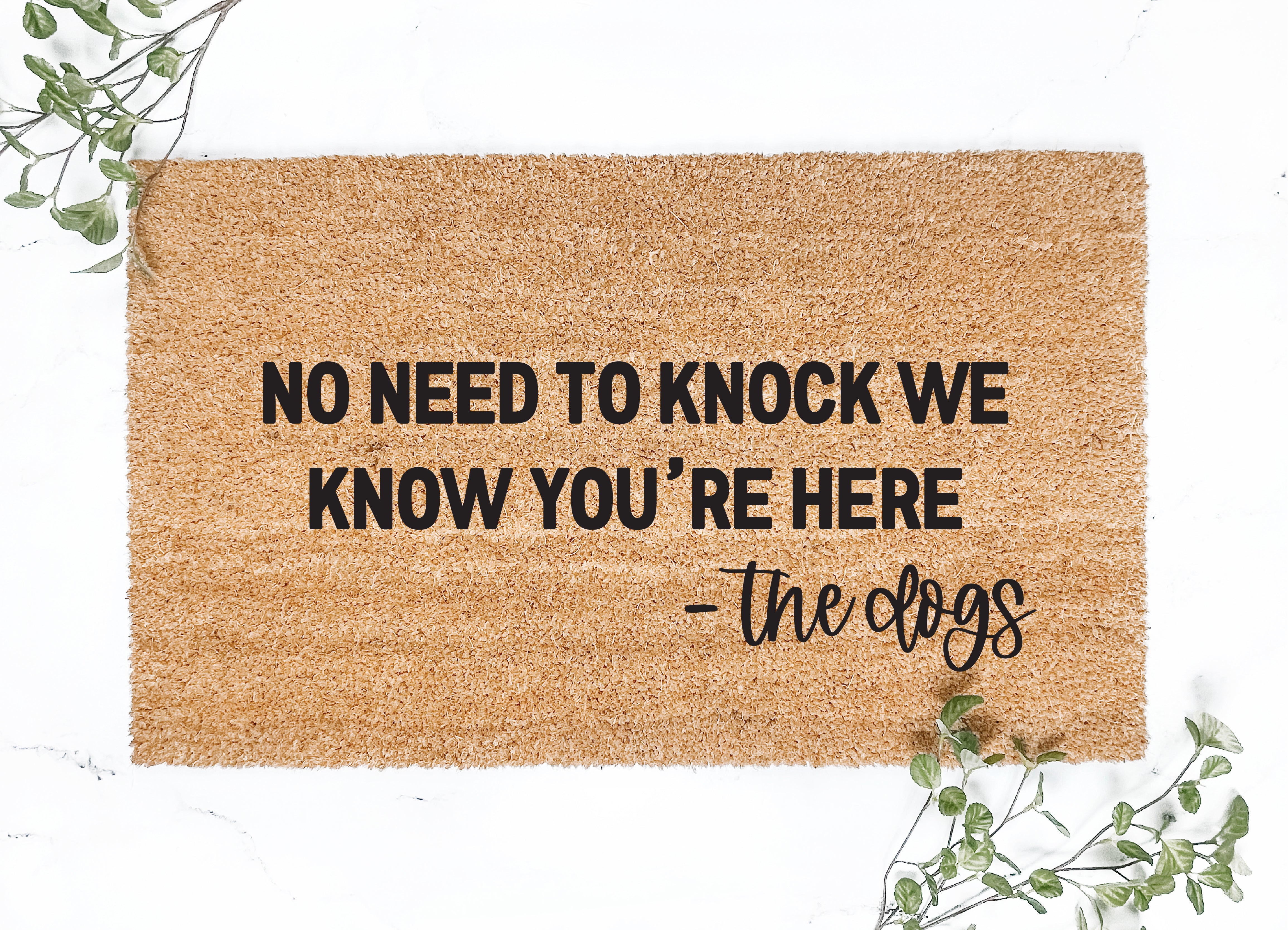 No Need To Knock Doormat
