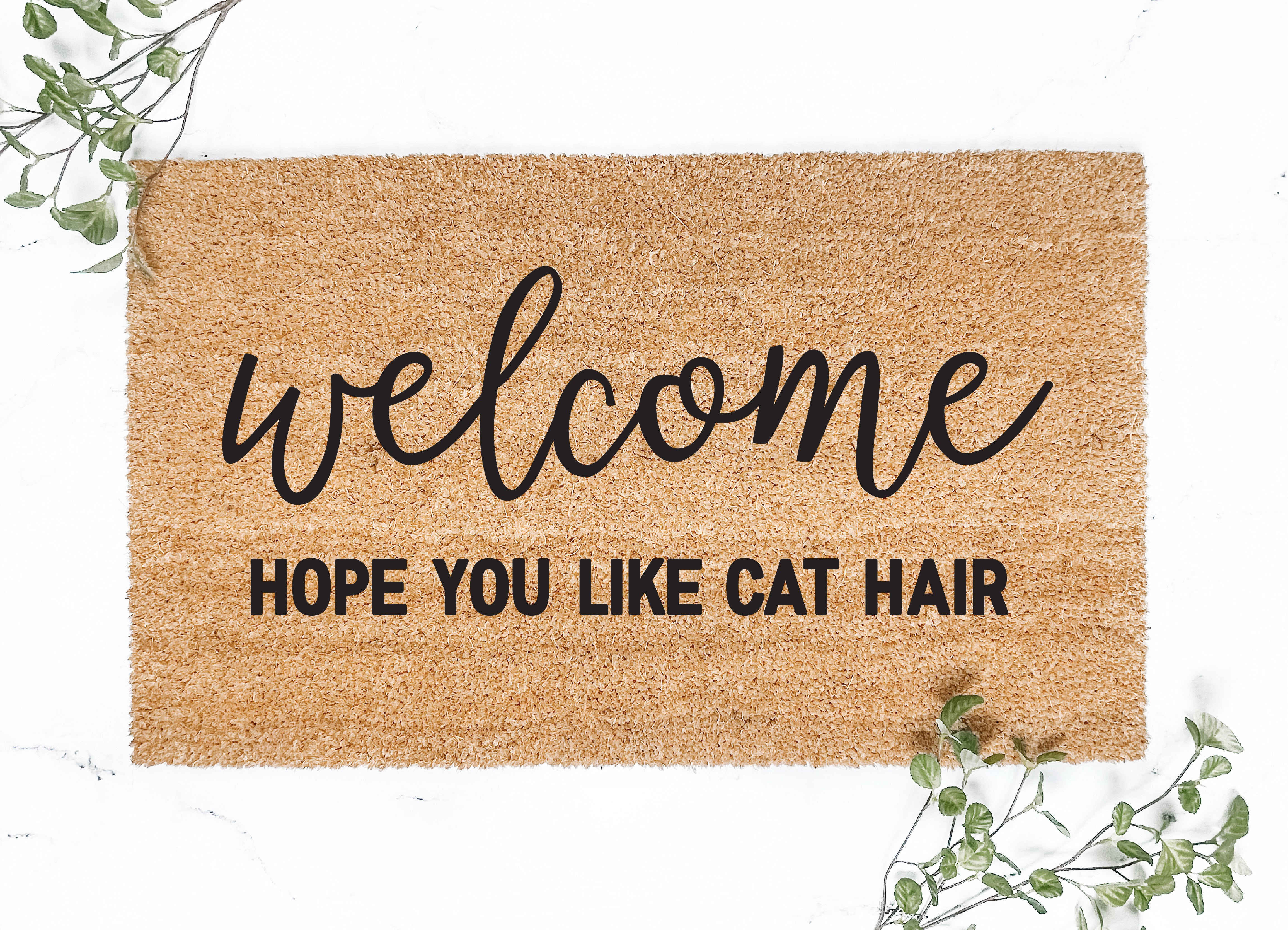 Hope You Like Cat Hair Doormat