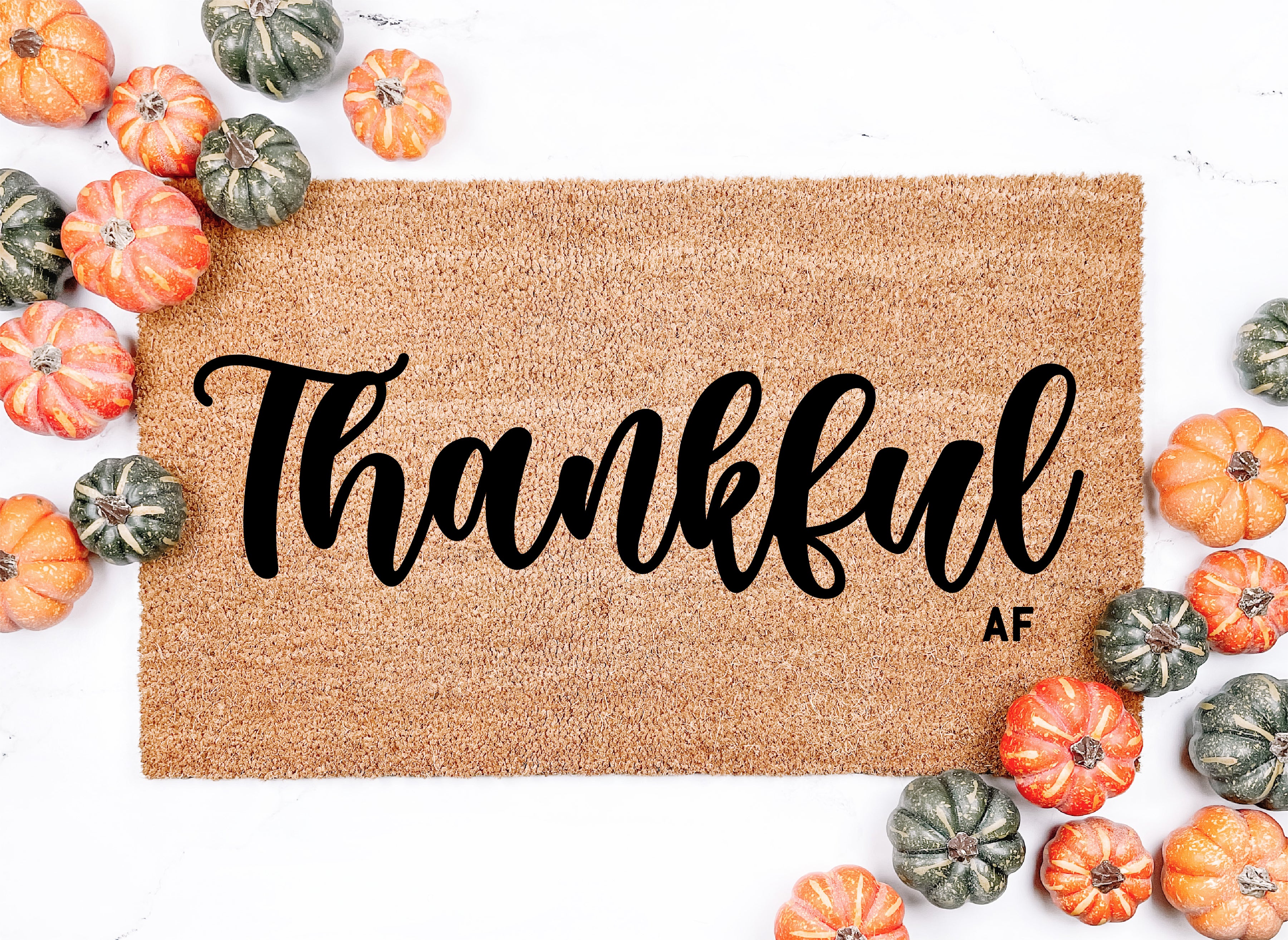 Thankful AF Doormat