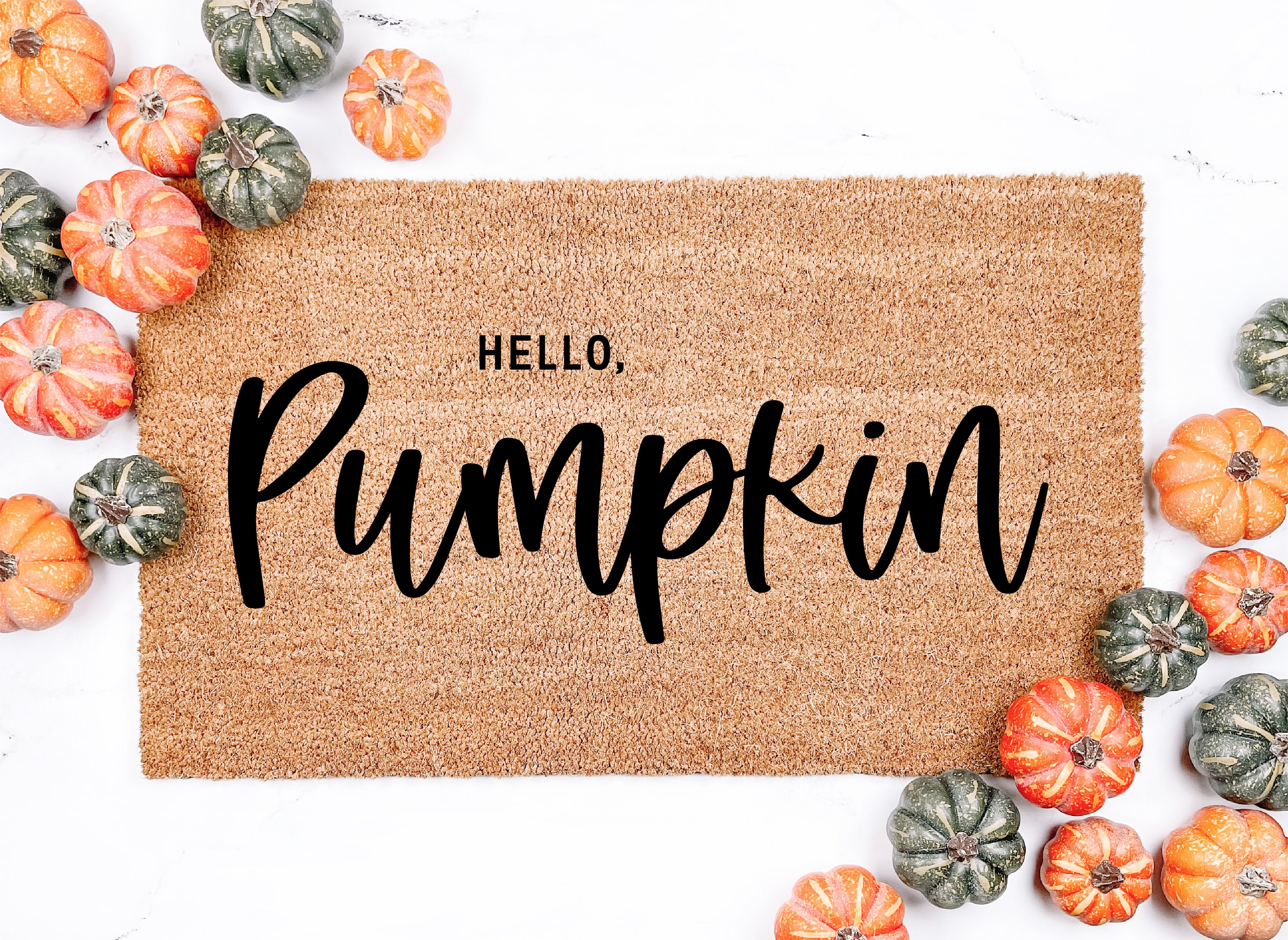 Hello Pumpkin Doormat