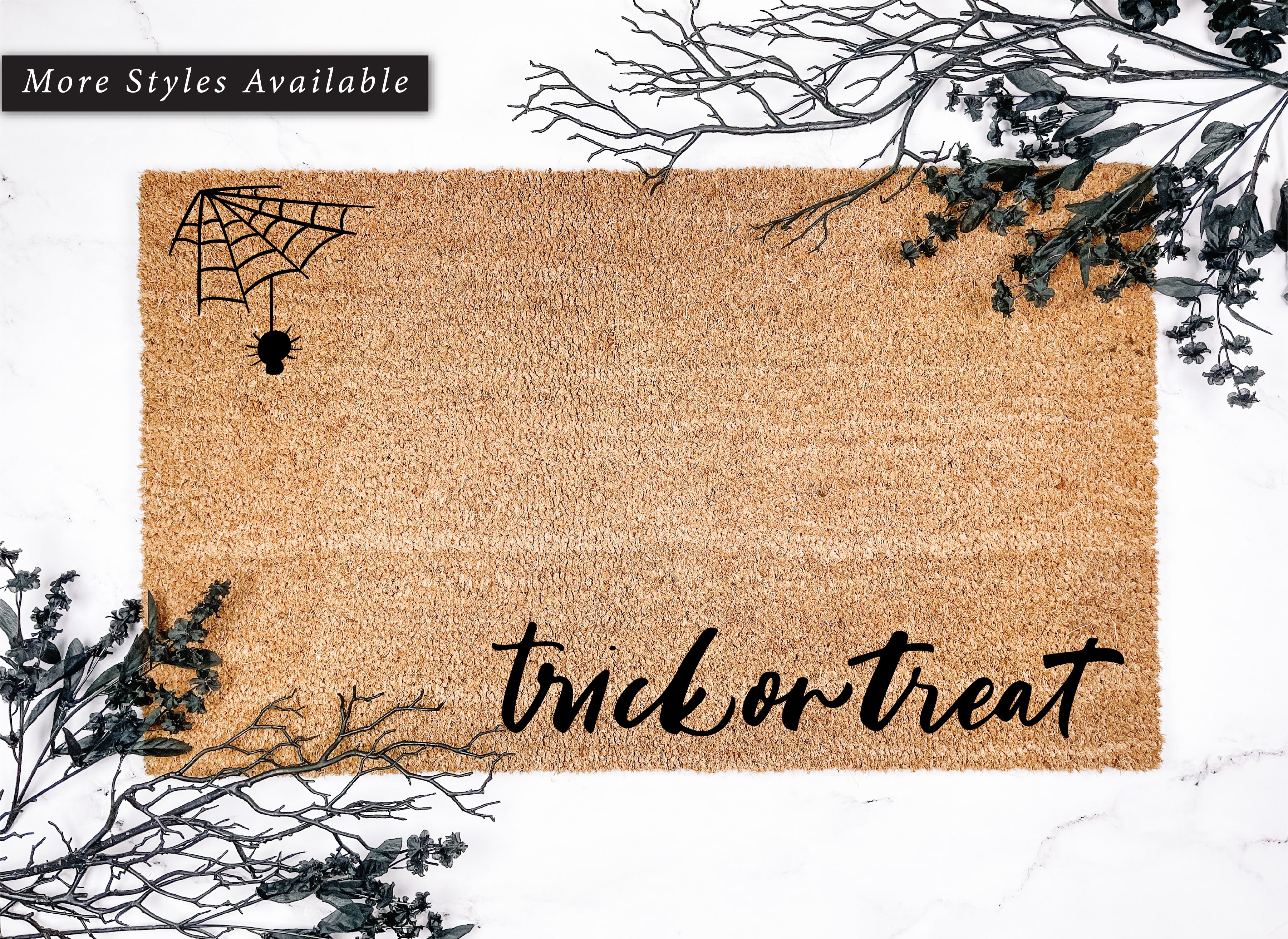Trick or Treat Modern Doormat