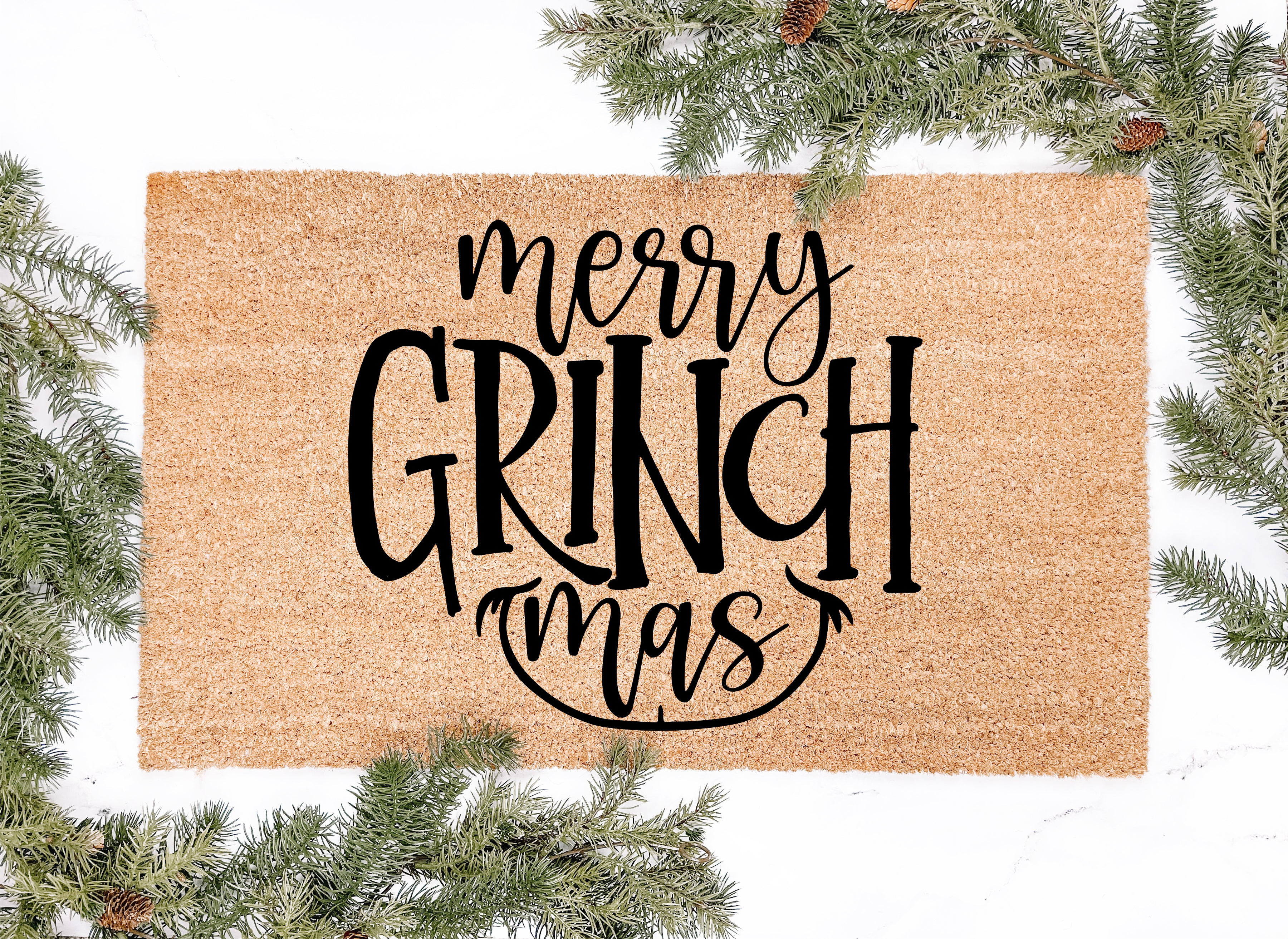 Merry Grinchmas Doormat