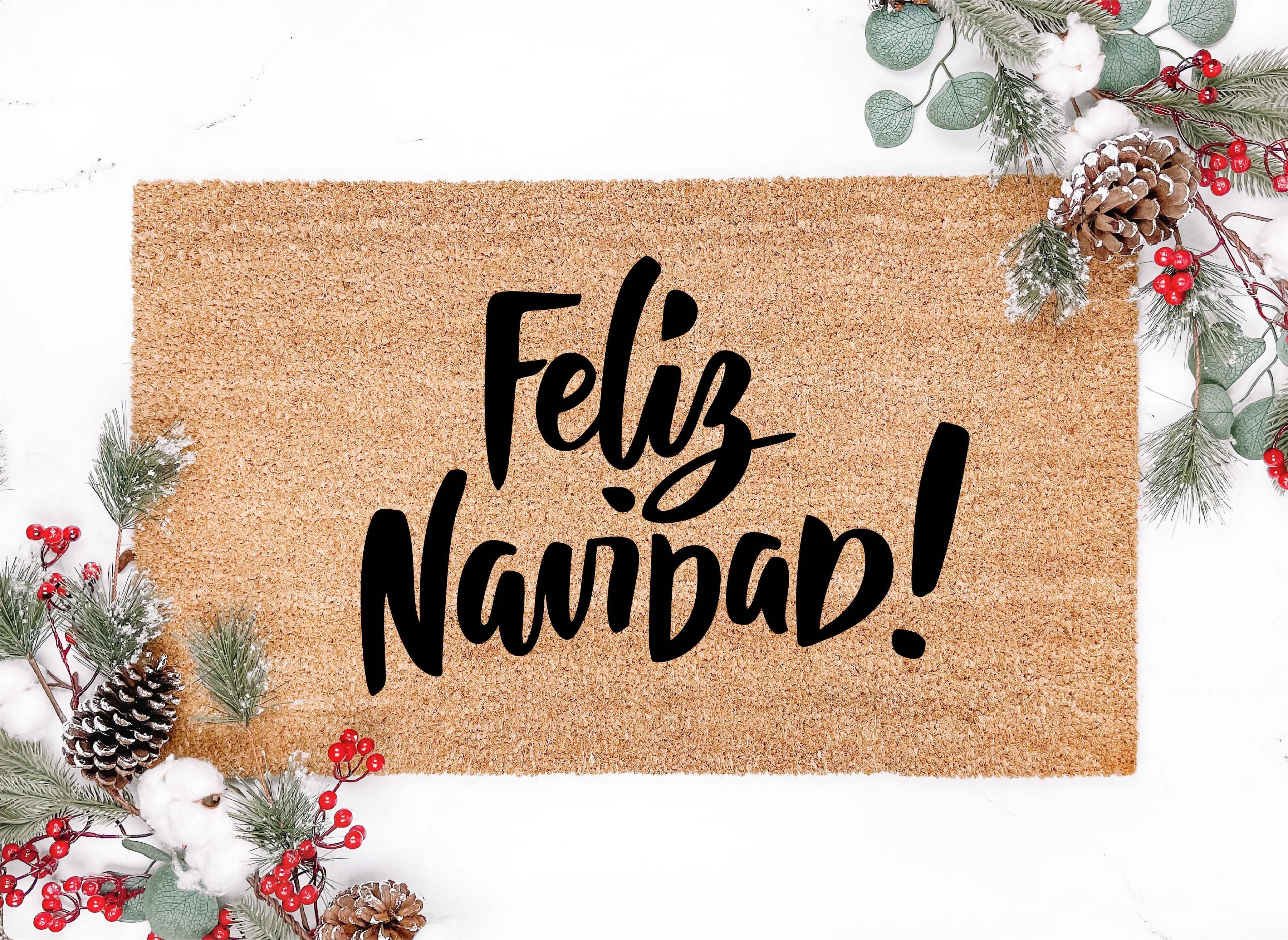 Feliz Navidad Doormat