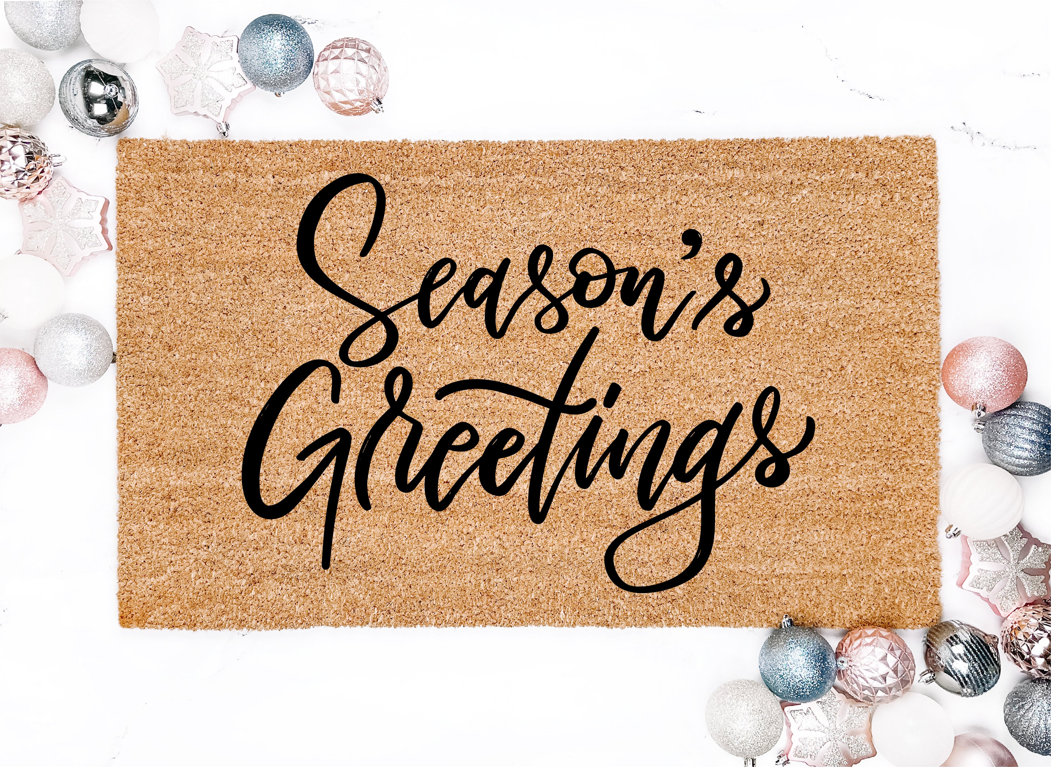 Season's Greetings Doormat