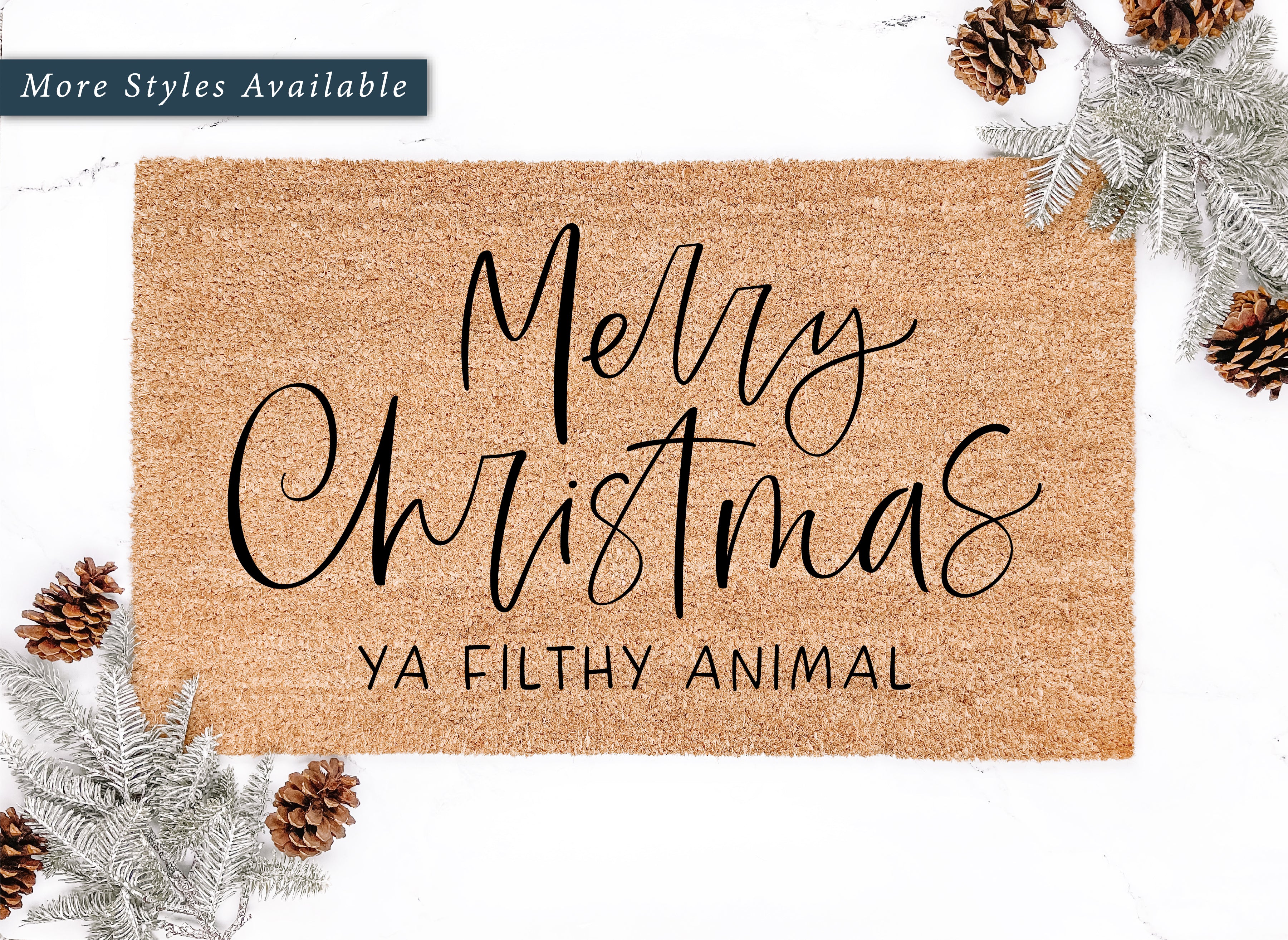 Merry Christmas Ya Filthy Animal Doormat