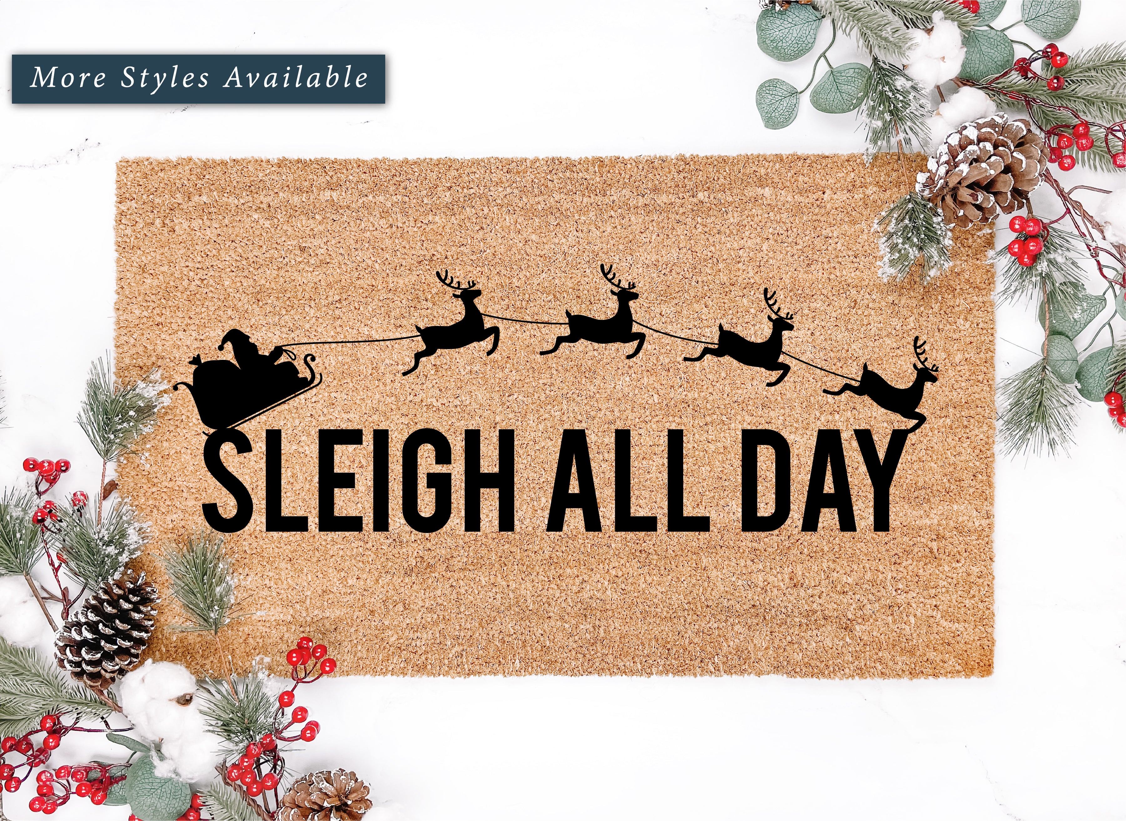 Sleigh All Day Doormat
