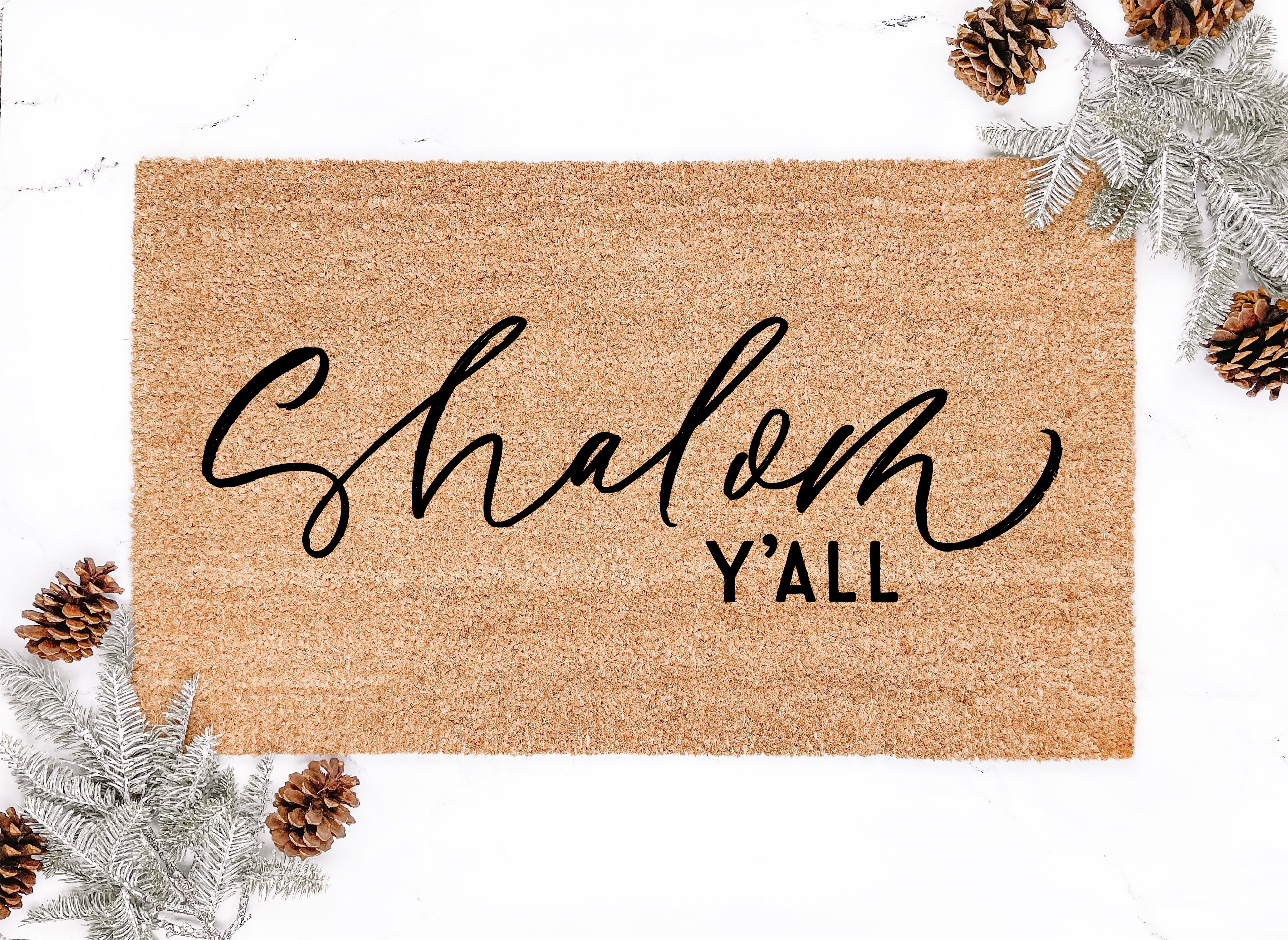 Shalom Ya'll Doormat