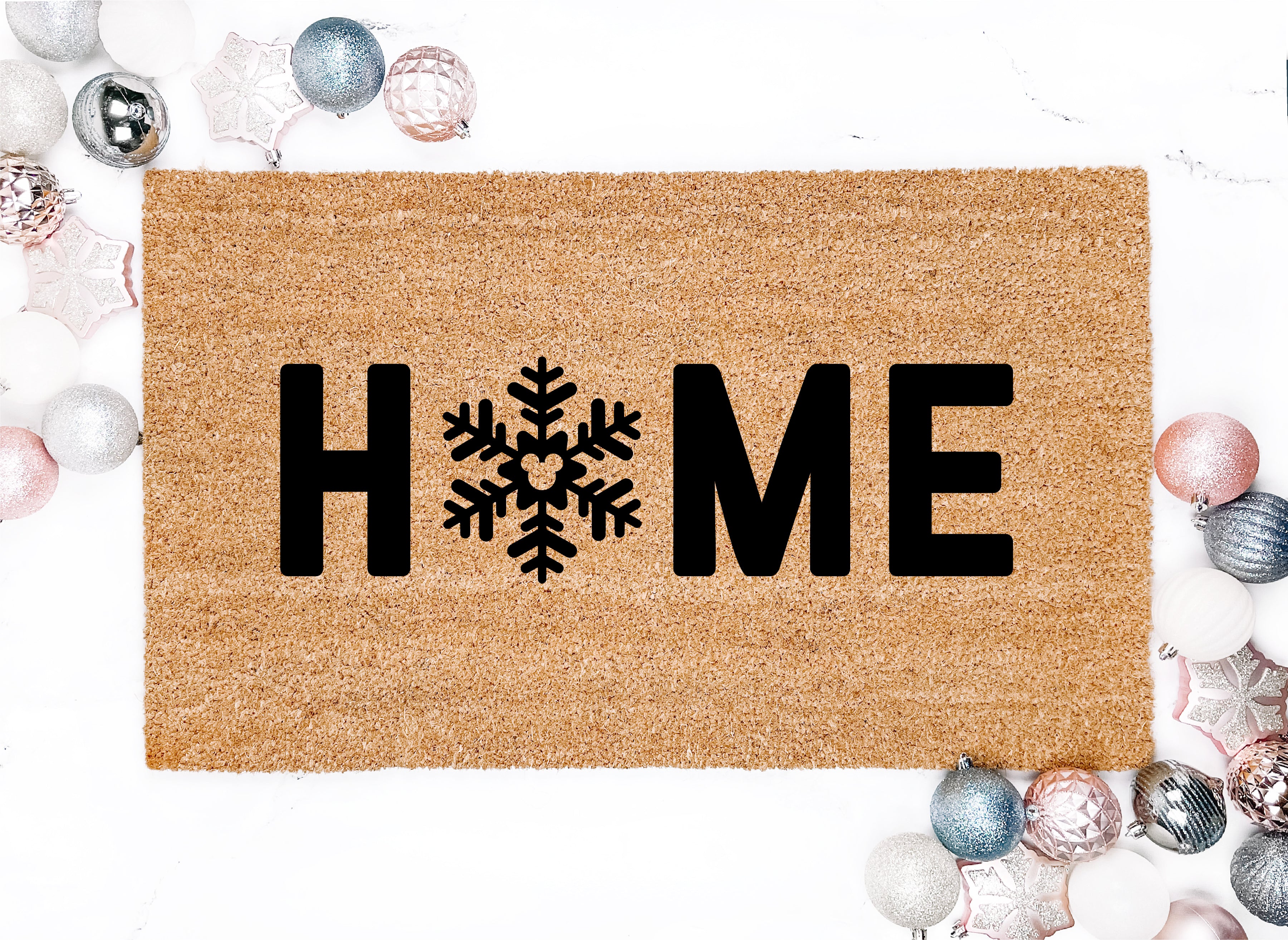 Home Snowflake Doormat