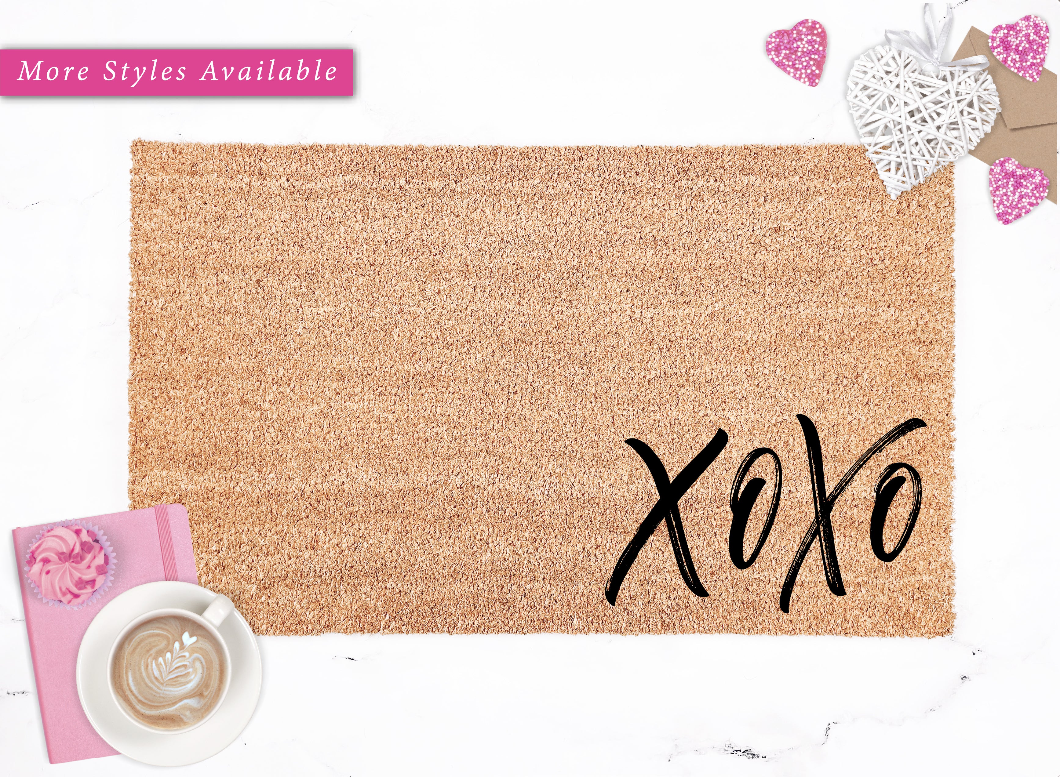 XOXO Corner Doormat