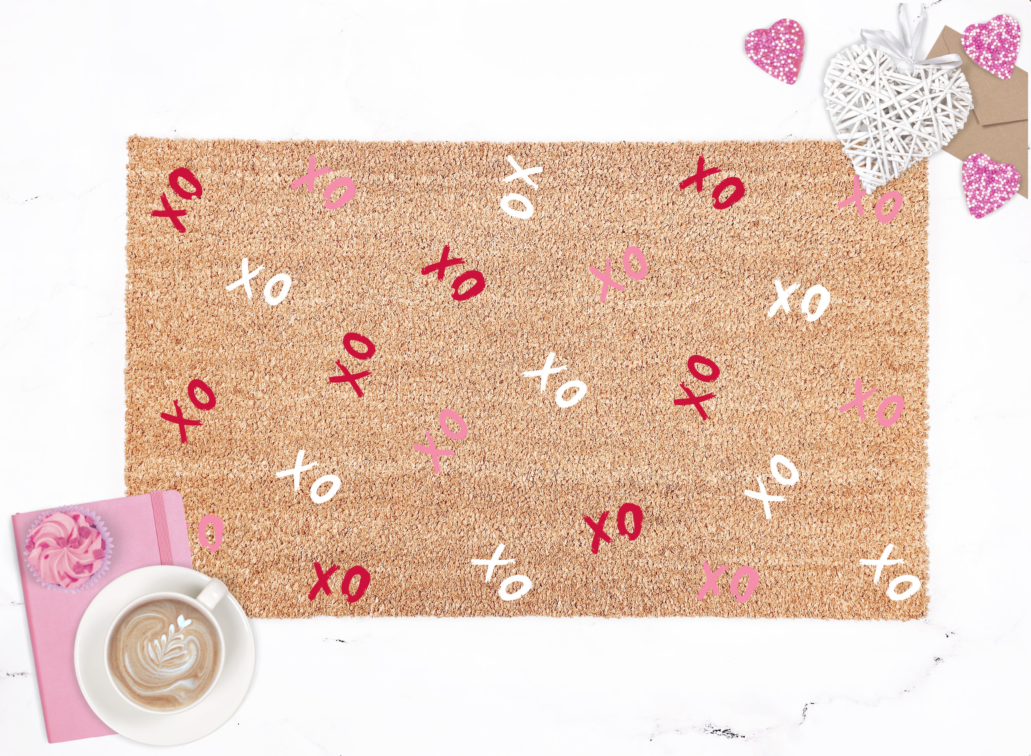 XO Patterned Doormat