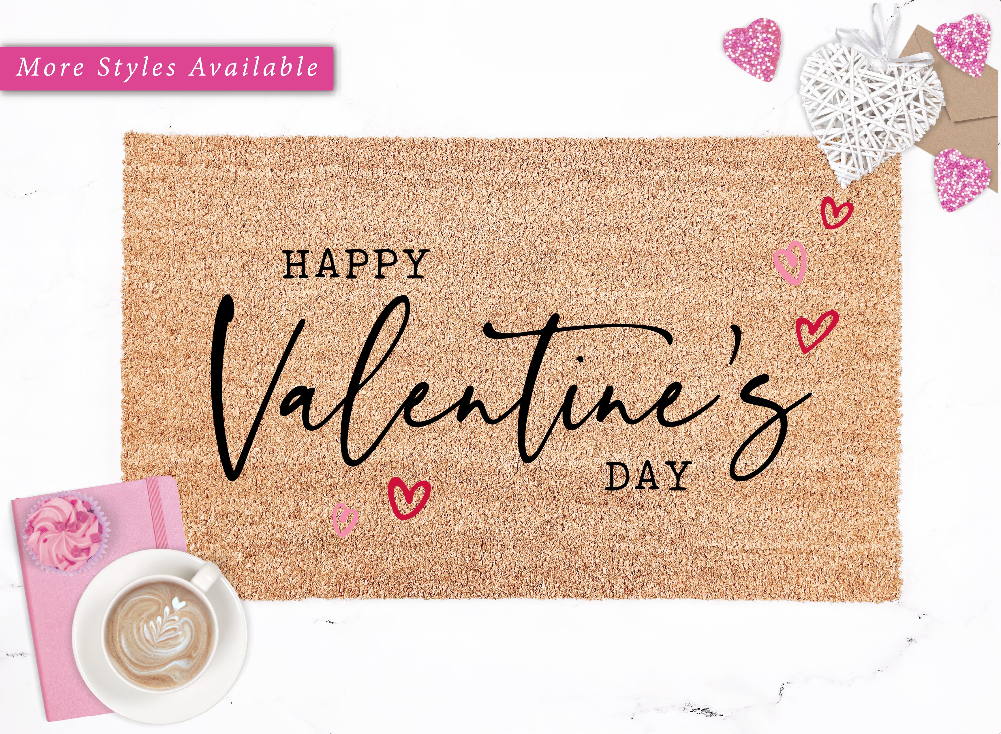 Happy Valentines Day Doormat