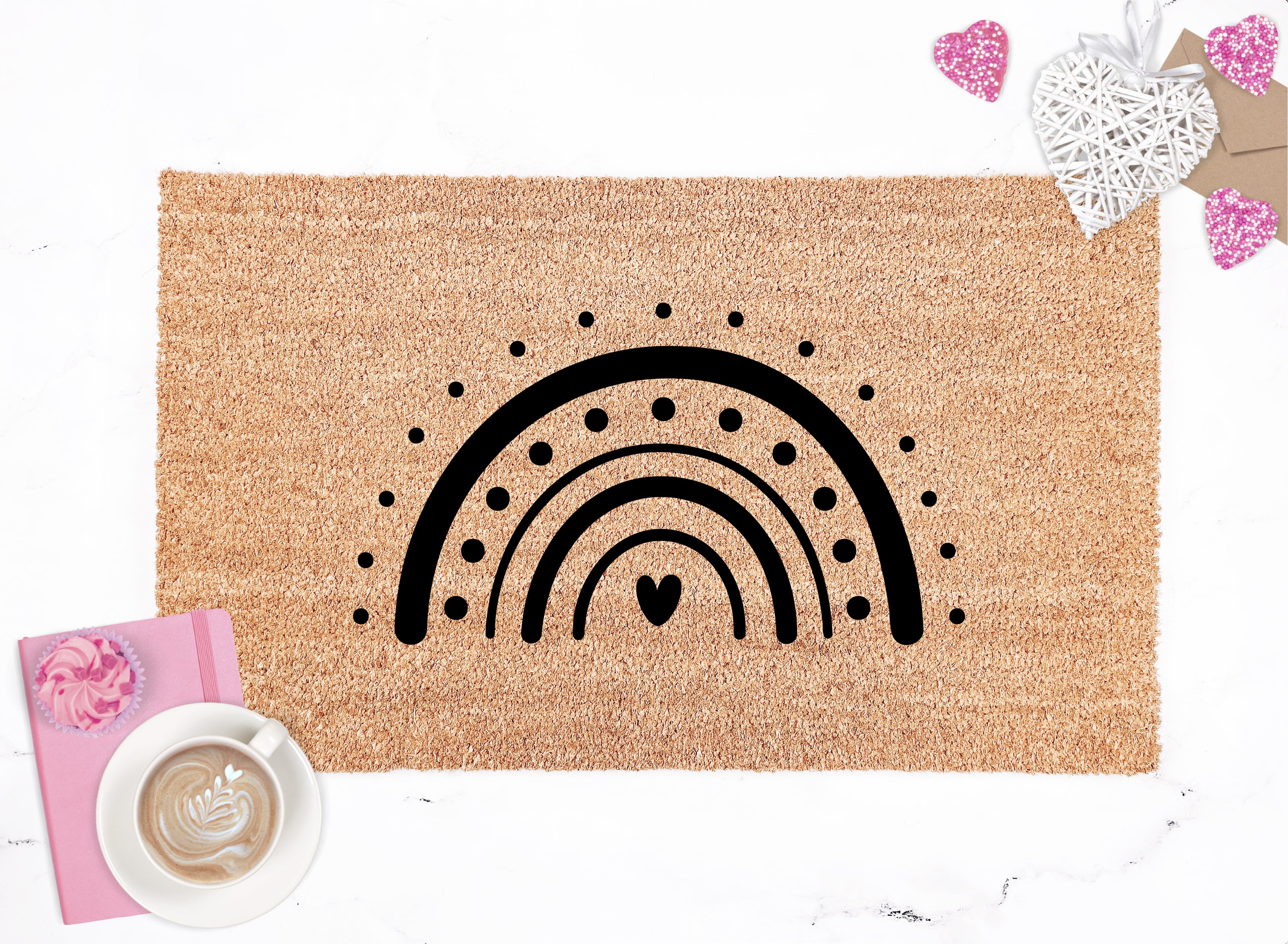 Boho Rainbow Doormat