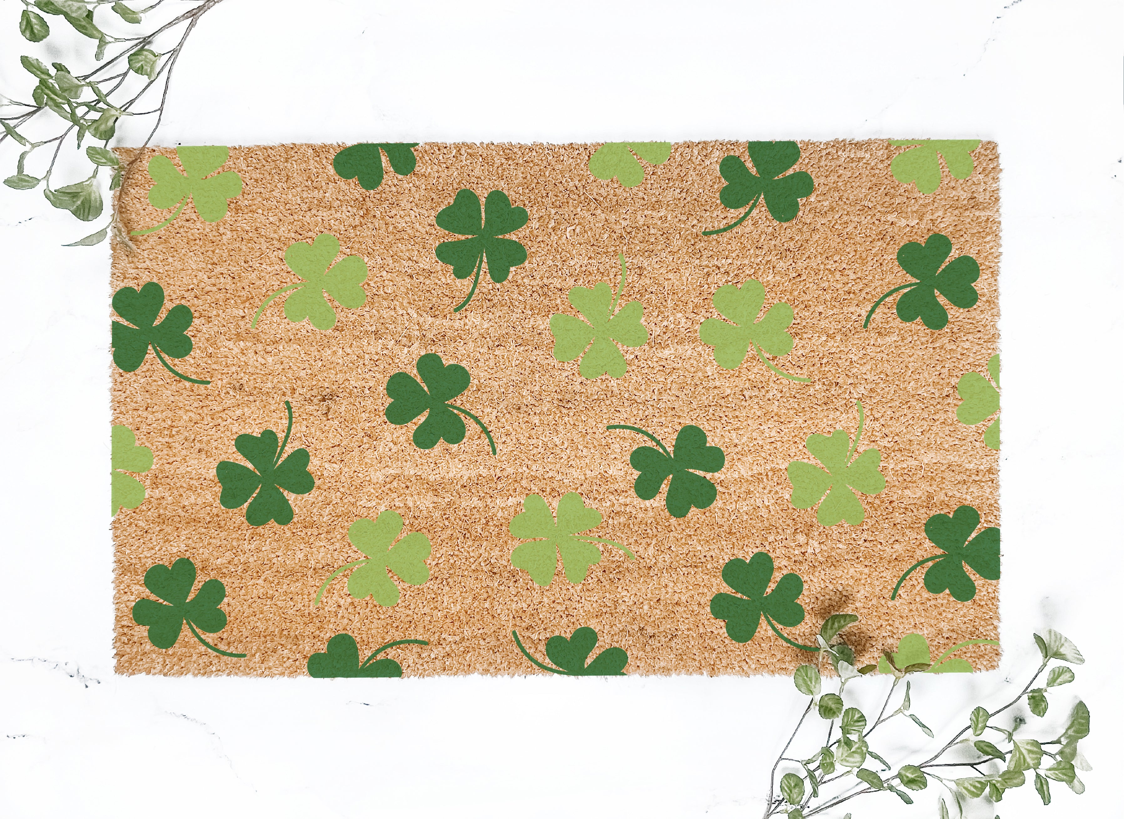 Clover Patterned Doormat