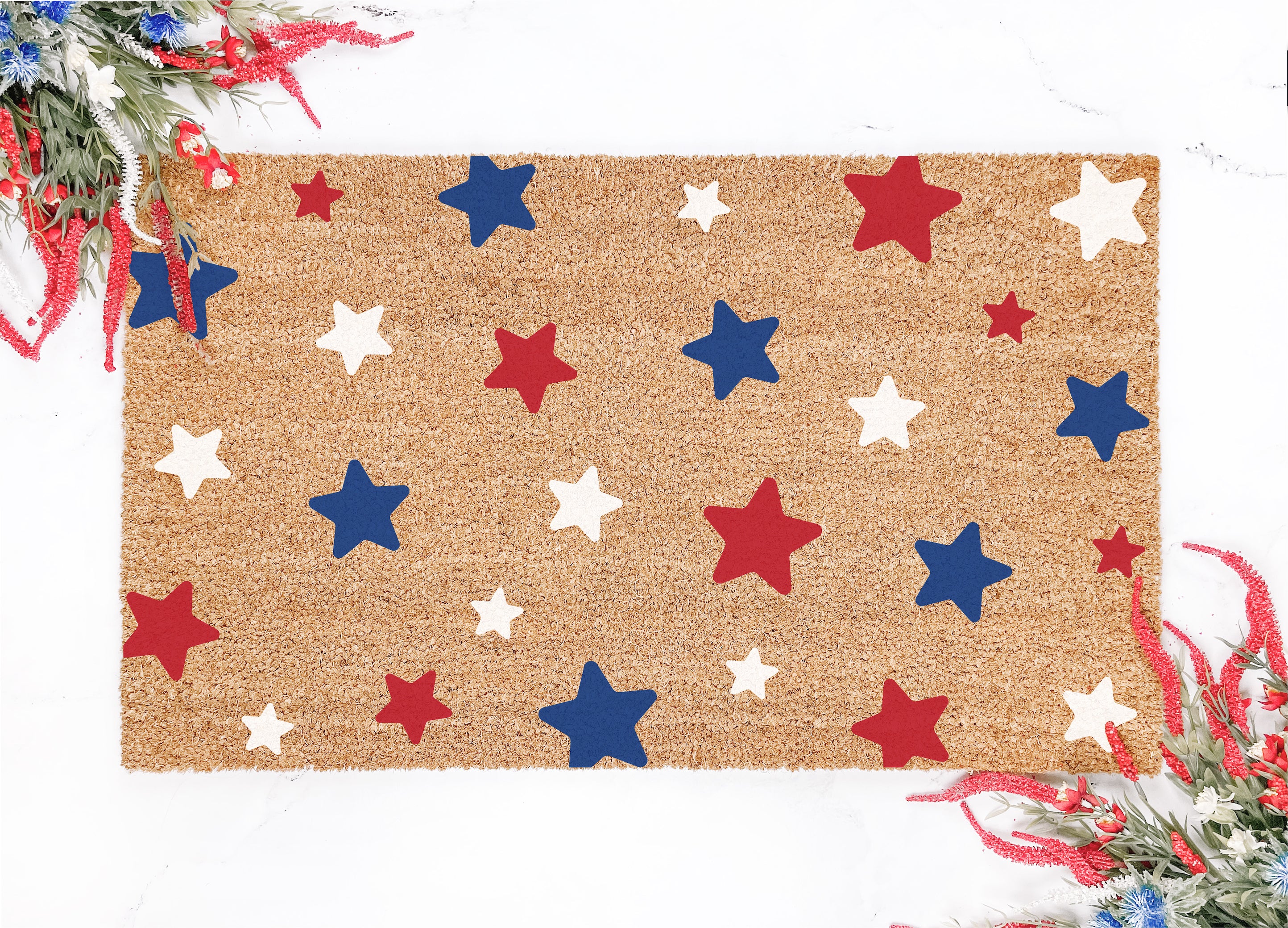 Stars and Stripes Soft Corners Doormat