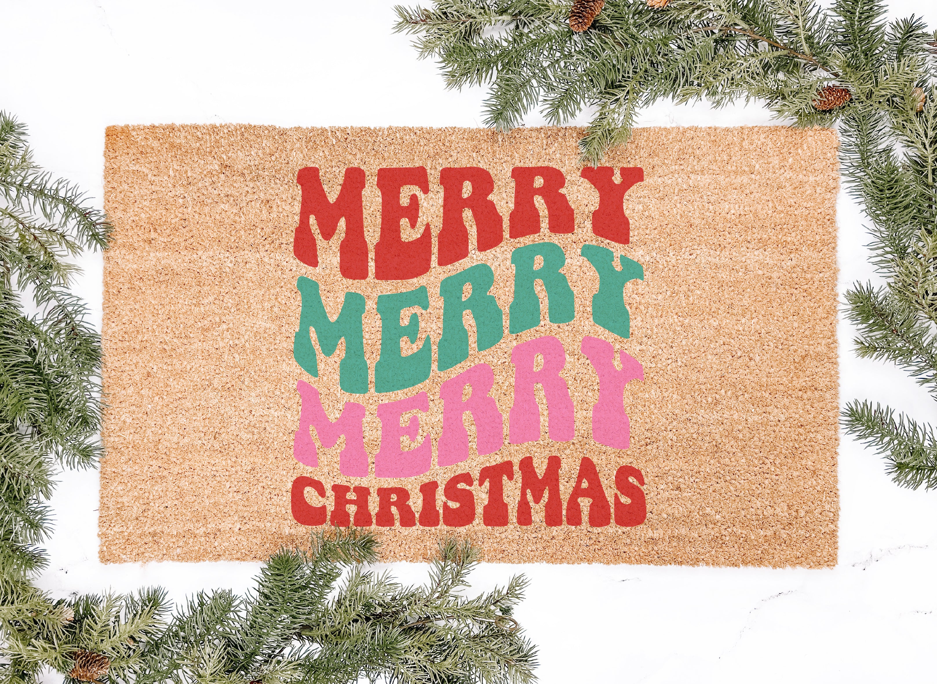 Merry Merry Christmas Doormat