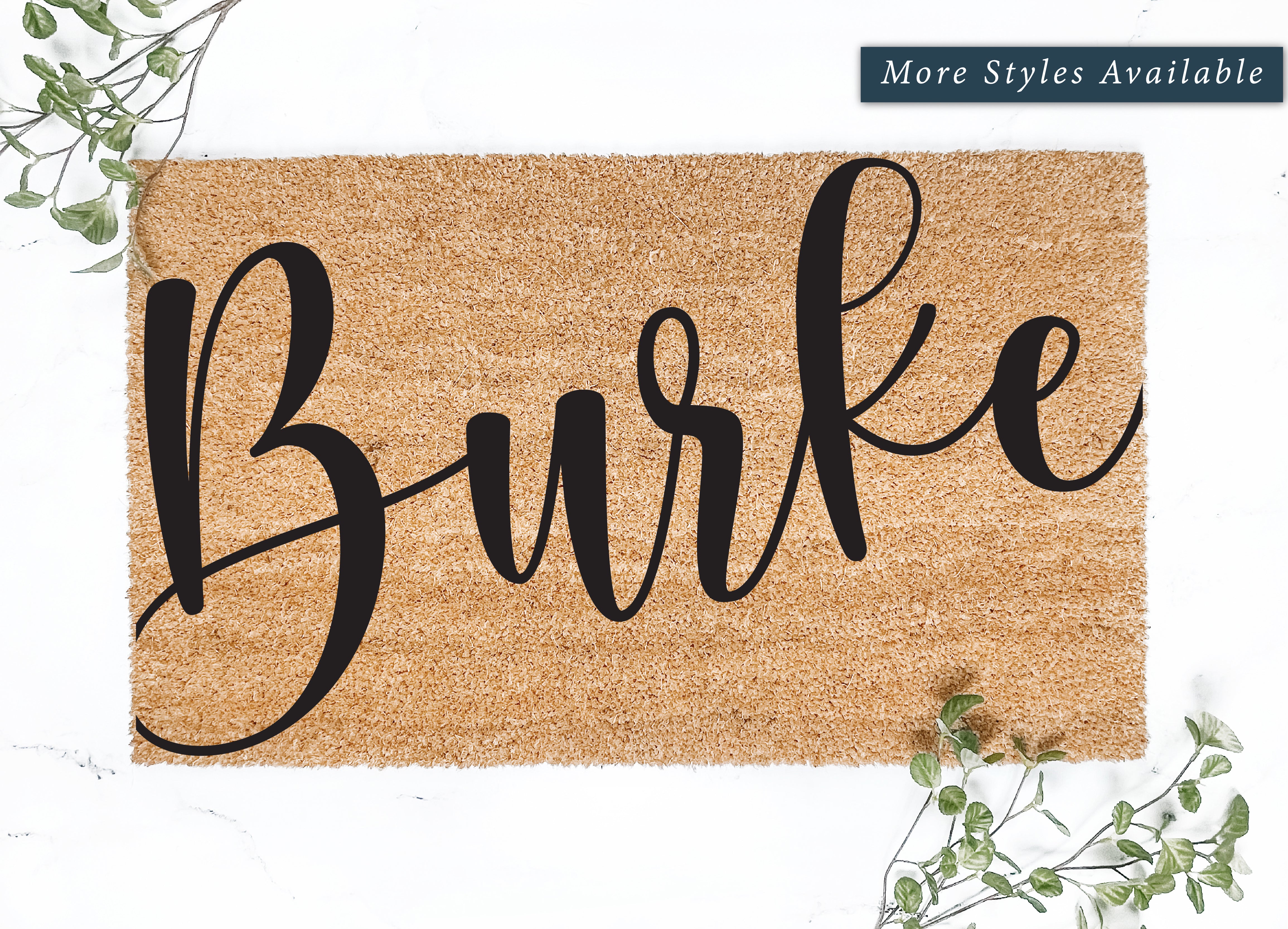 Personalized Edgeless Last Name Doormat