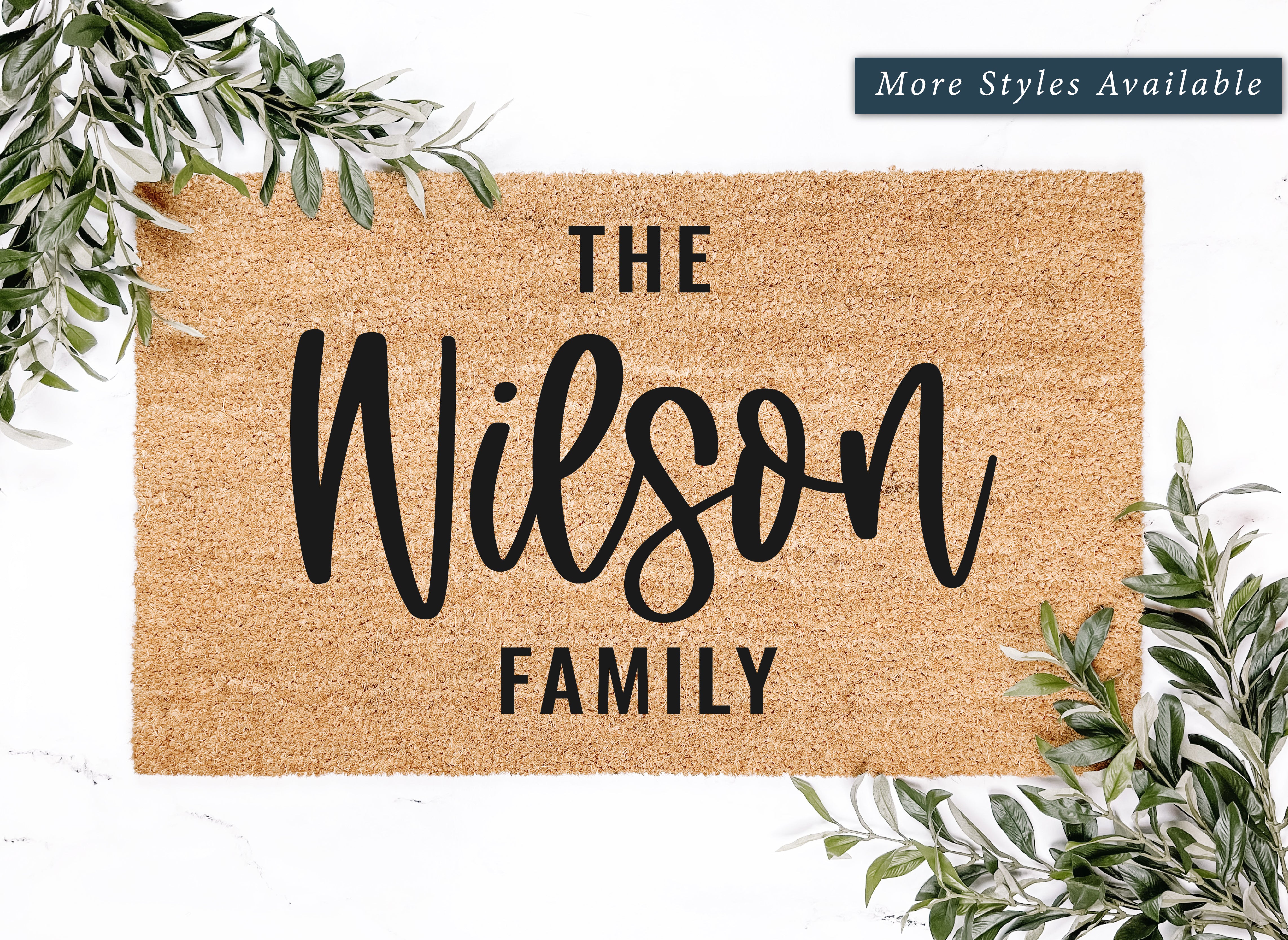 Personalized Family Doormat