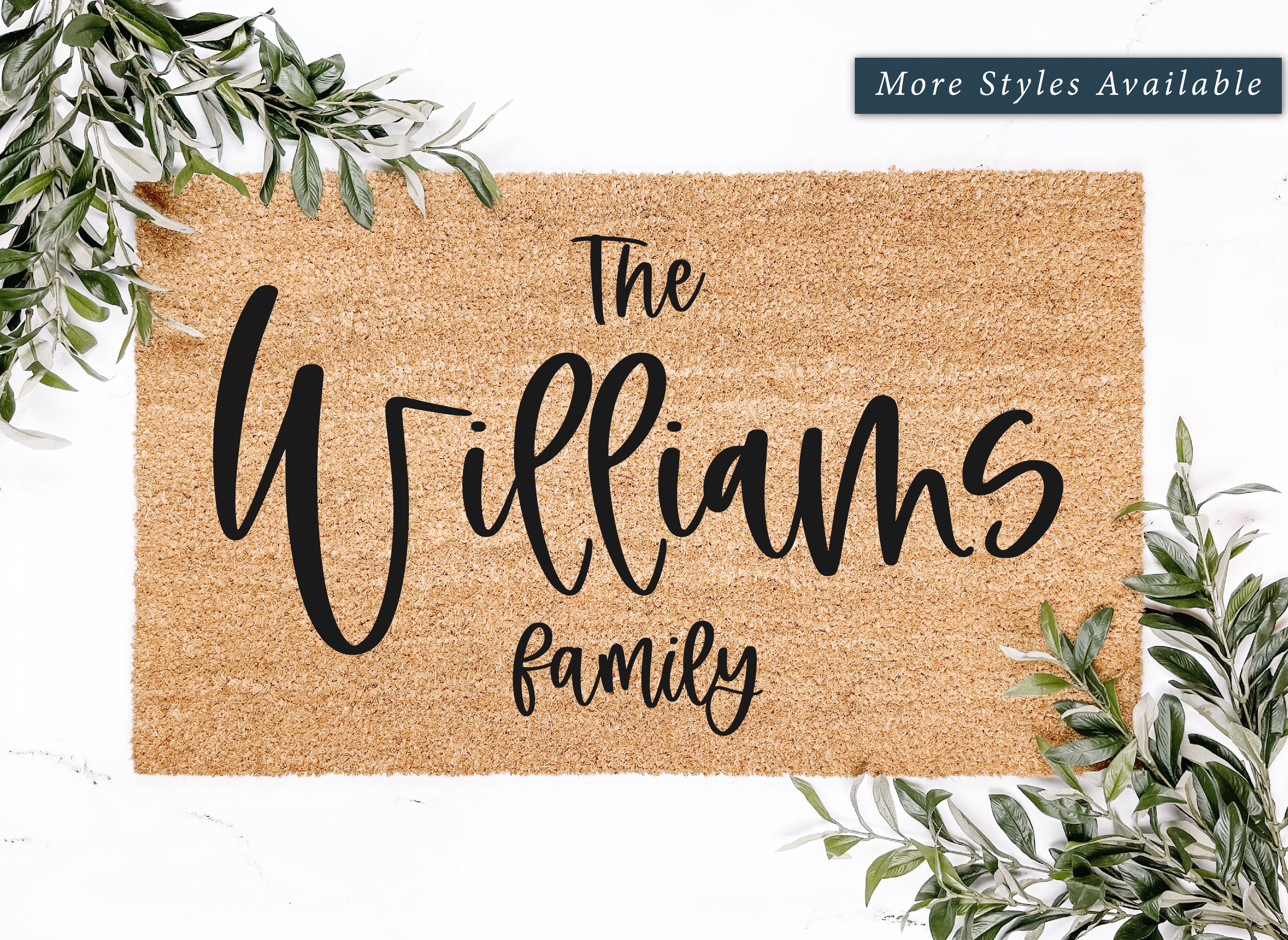 Personalized Family Doormat