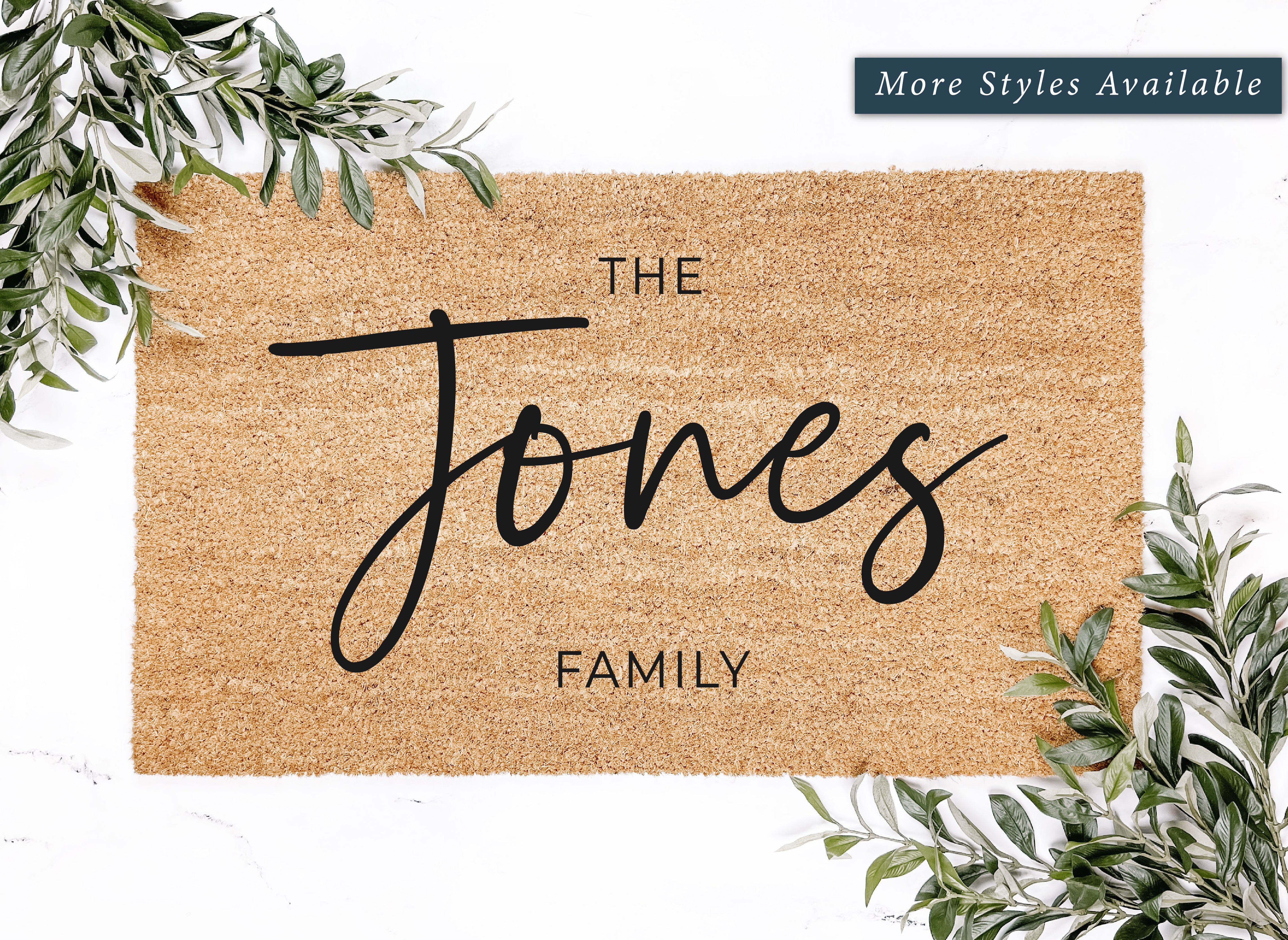 Personalized Family Doormat