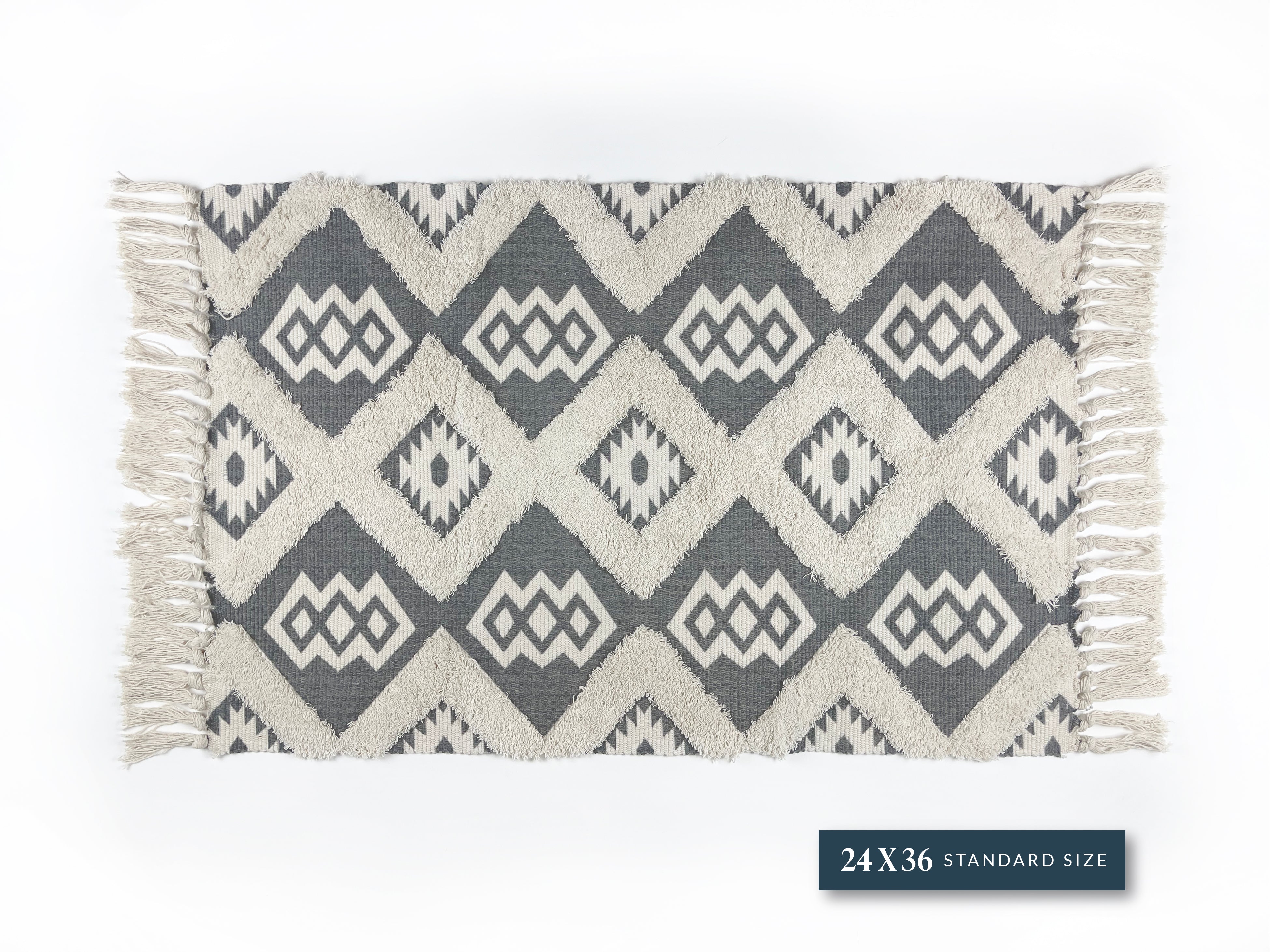 Tulum Fringe and Tassel Layering Rug