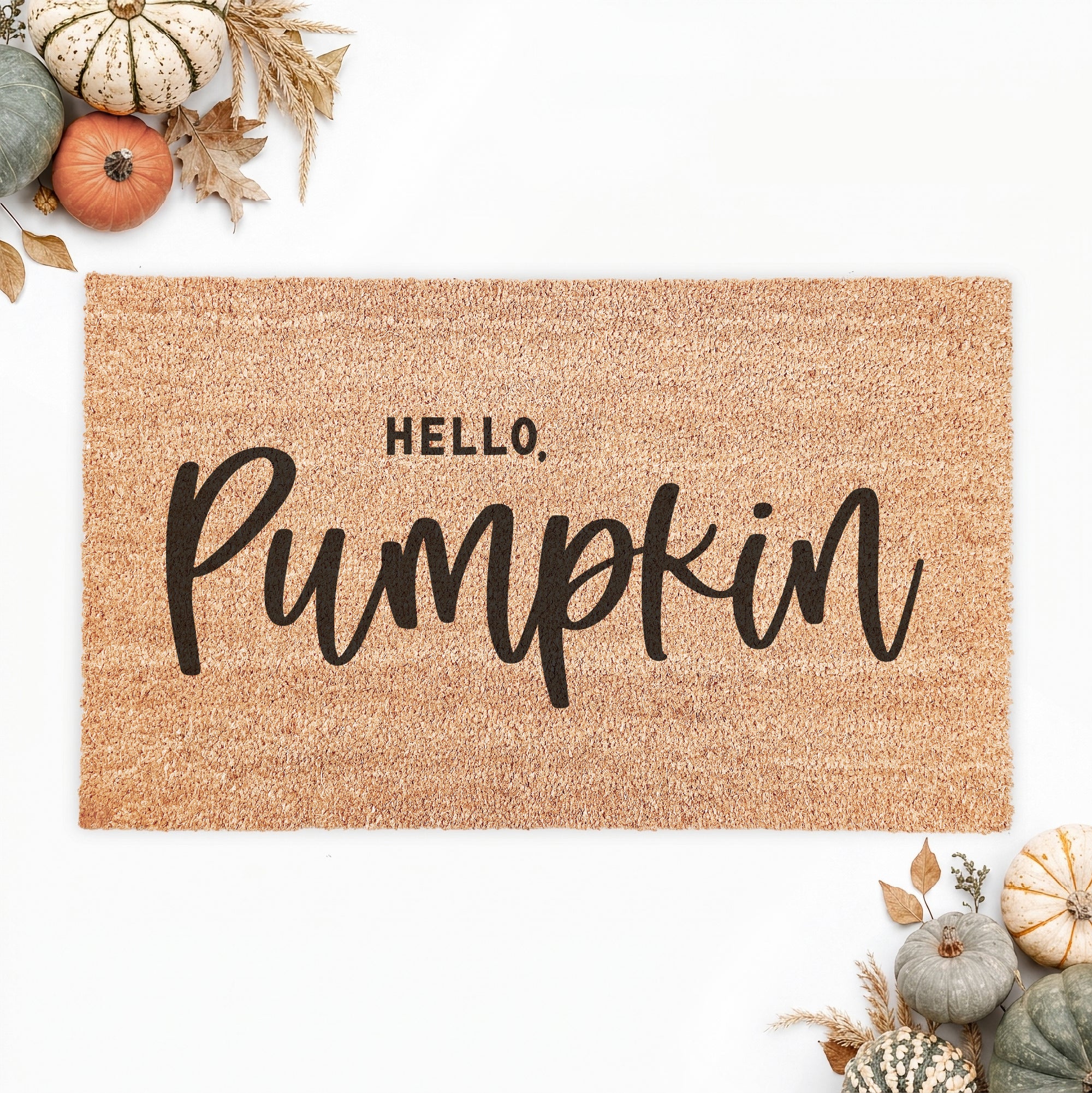 Hello Pumpkin Doormat