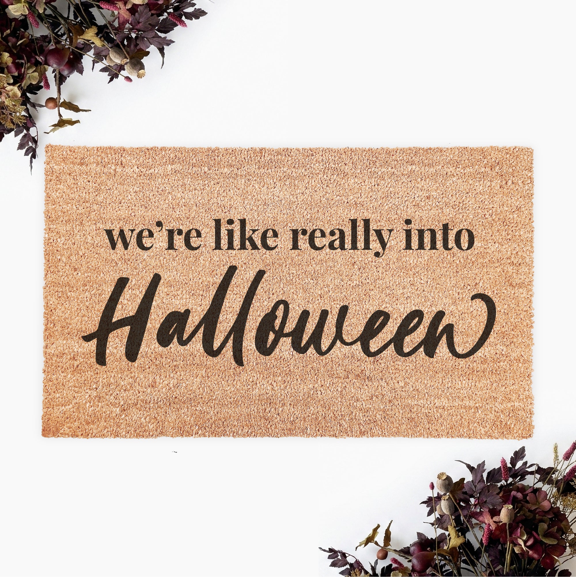 We're Like Really Into Halloween Doormat