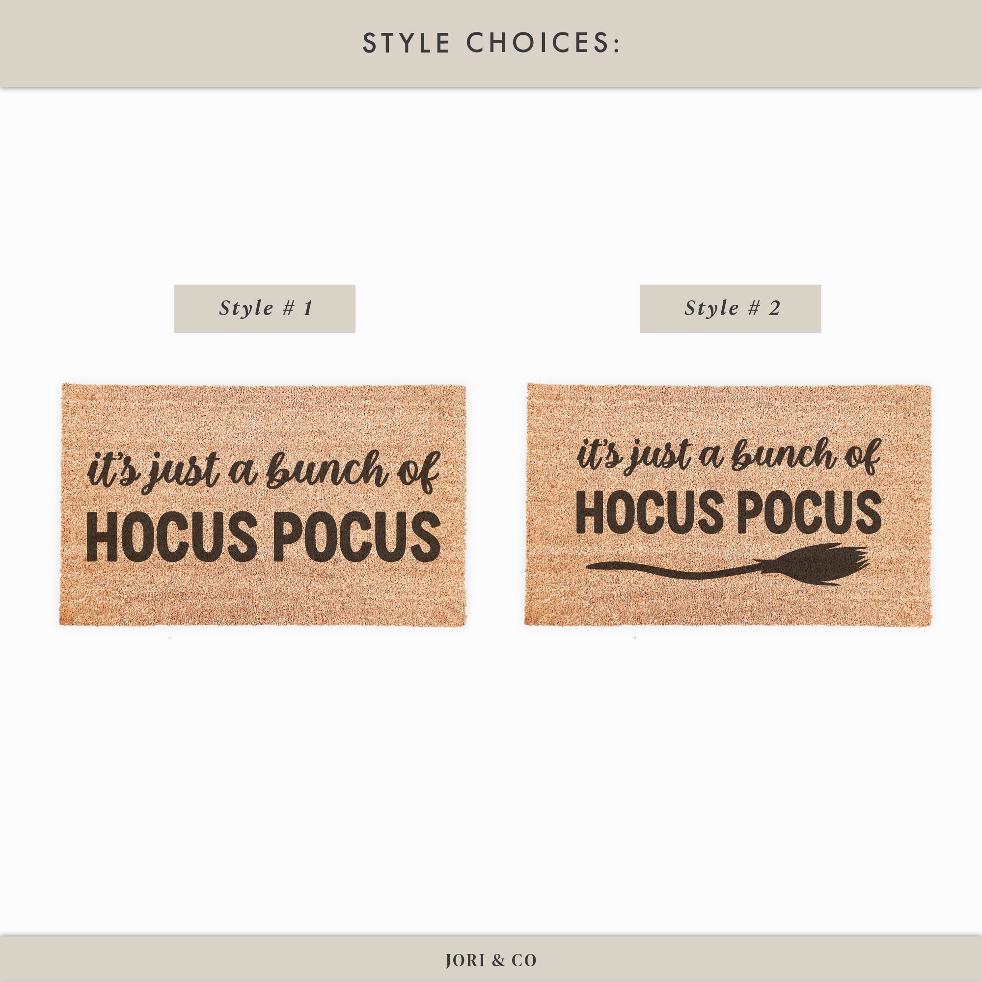 It's Just a Bunch of Hocus Pocus Doormat