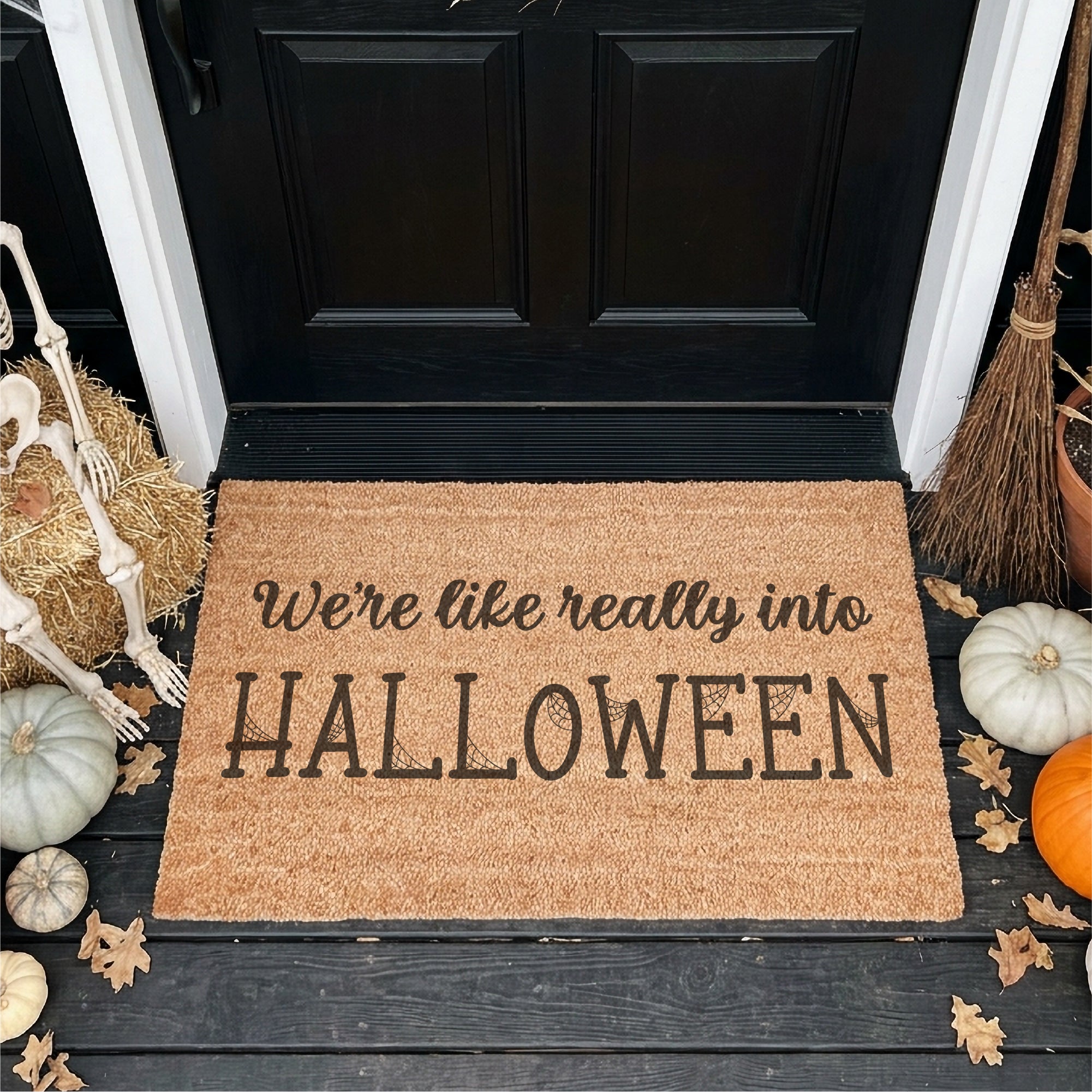 We're Like Really Into Halloween Doormat