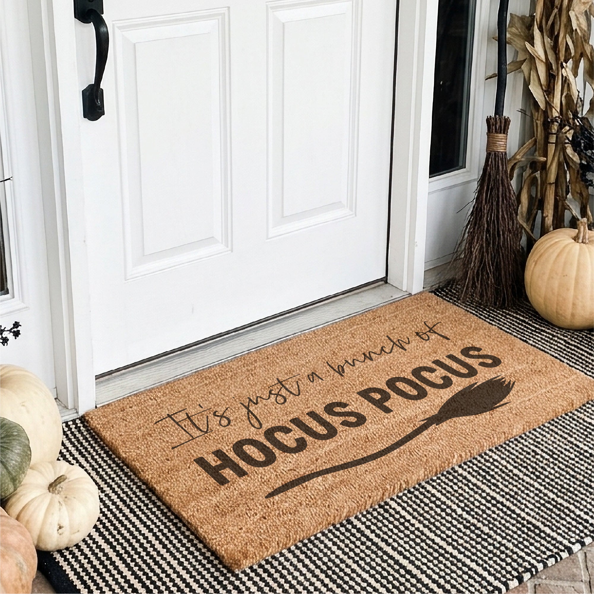 It's Just a Bunch of Hocus Pocus Halloween Doormat