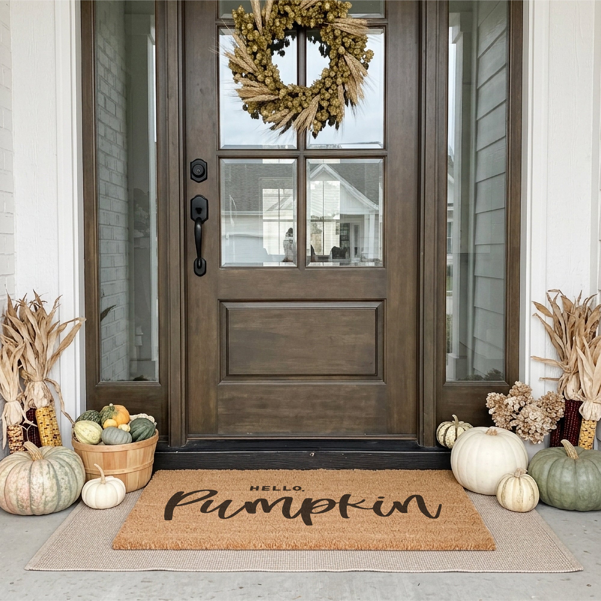Hello Pumpkin Doormat