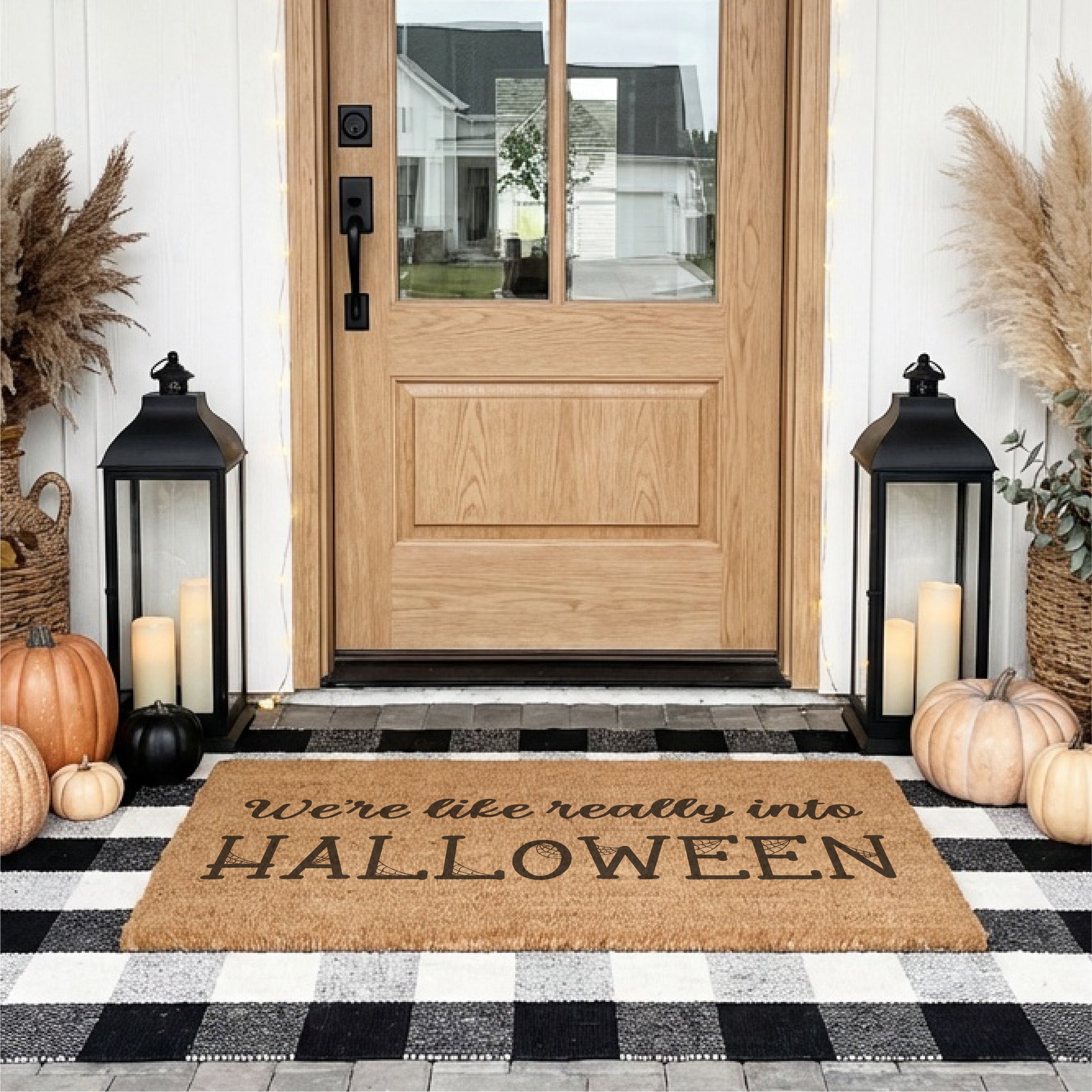 We're Like Really Into Halloween Doormat