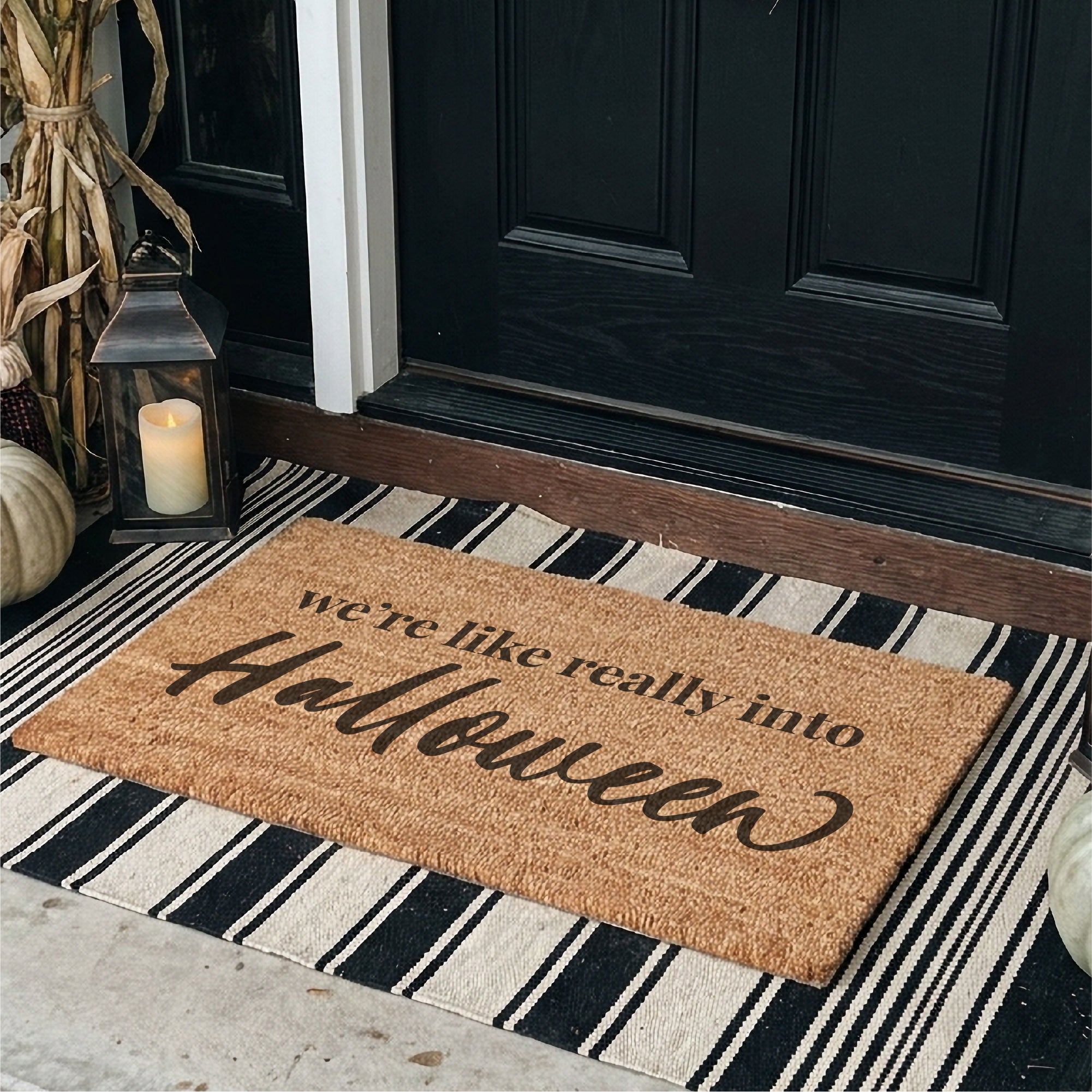 We're Like Really Into Halloween Doormat