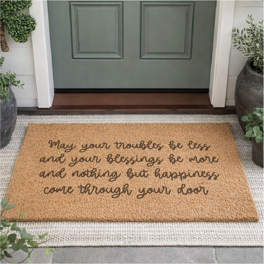 Irish Blessing Doormat