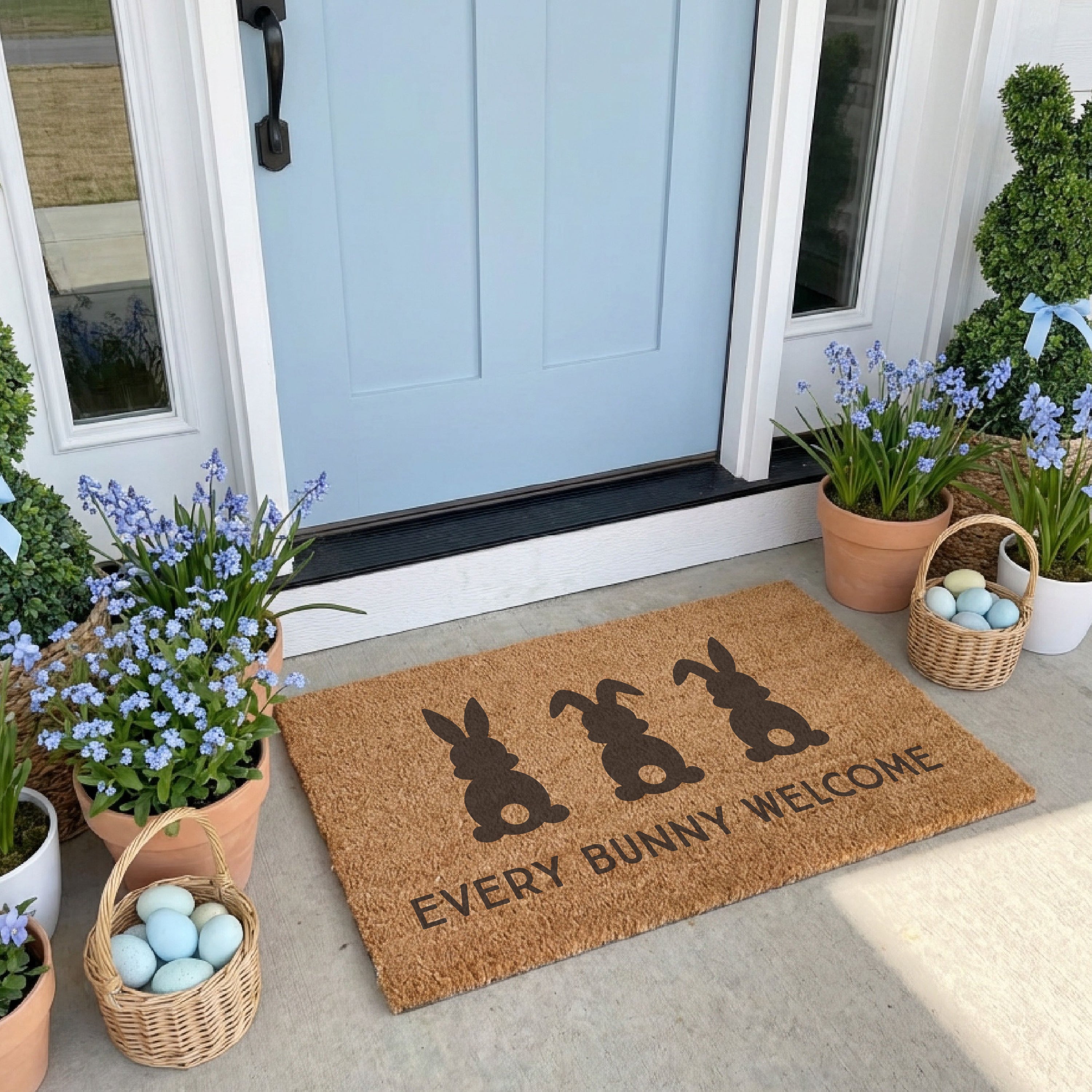 Every Bunny Welcome Easter Doormat