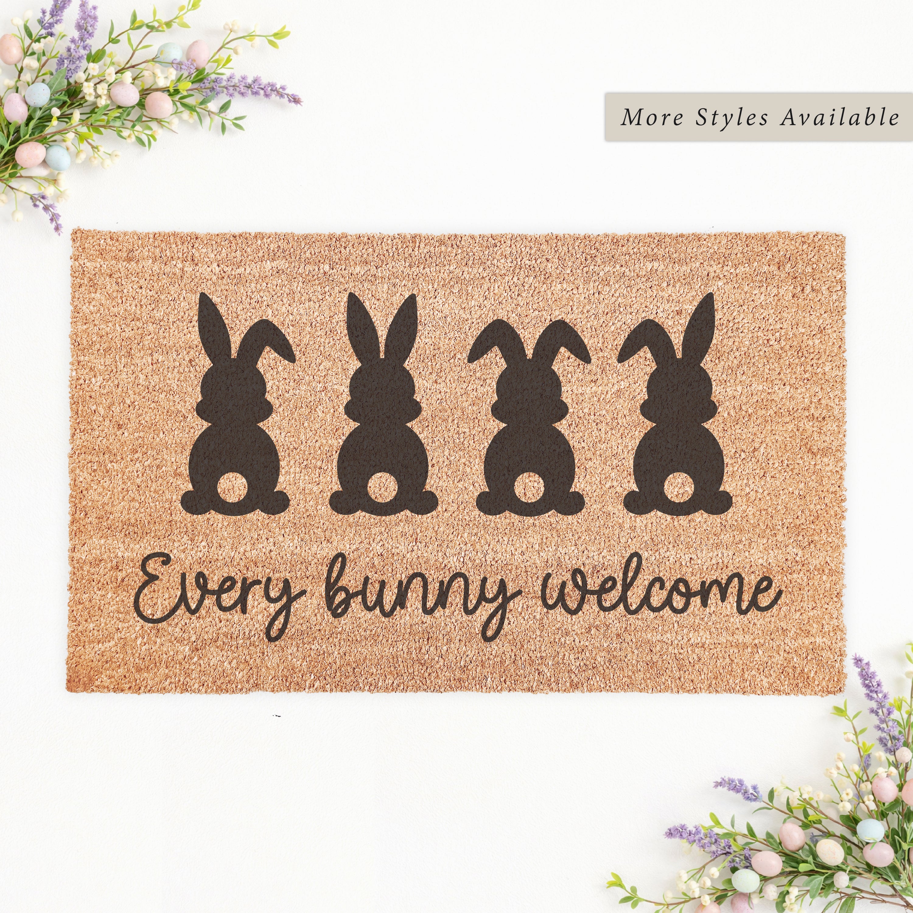 Every Bunny Welcome Easter Doormat