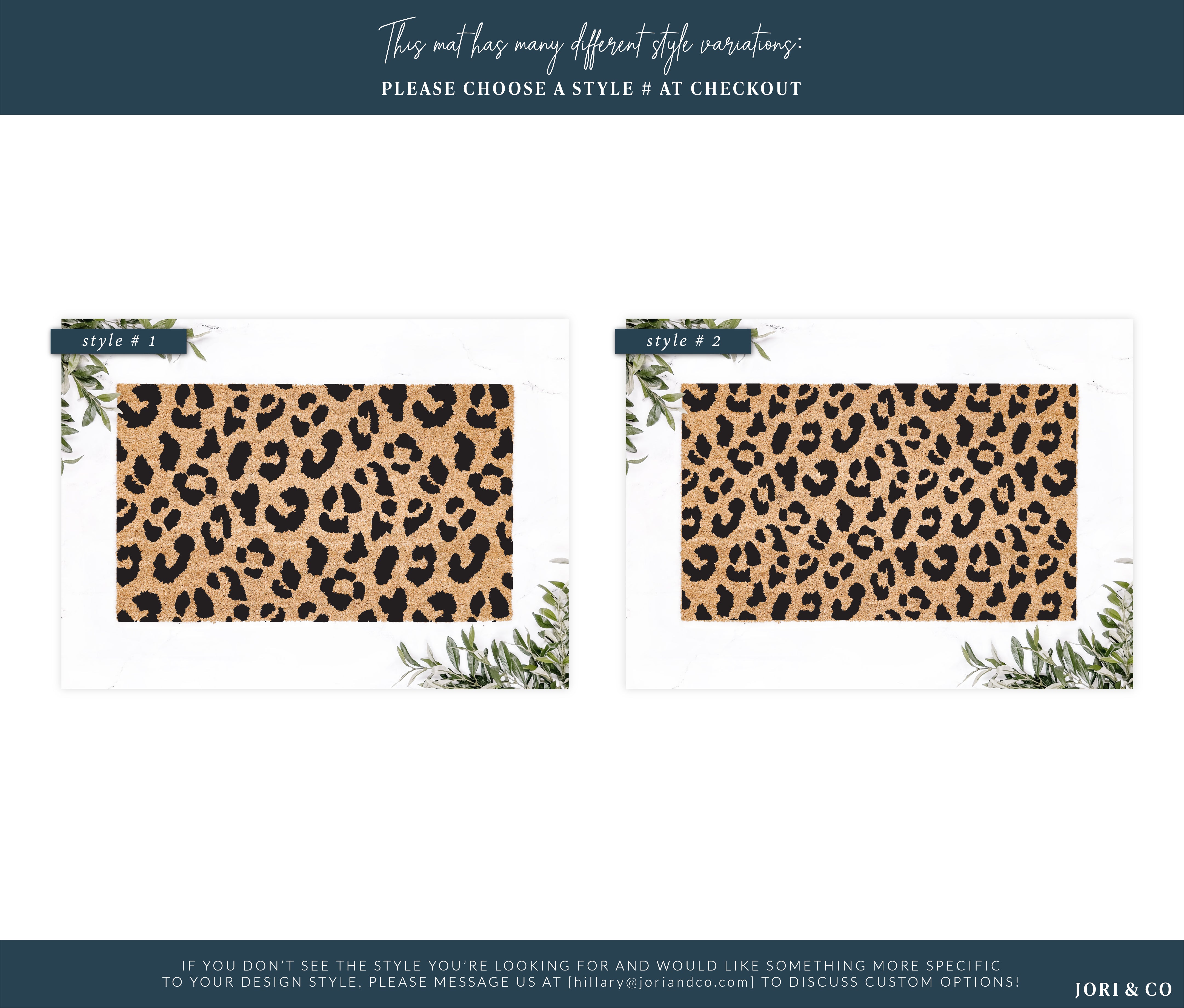 Leopard Pattern Doormat