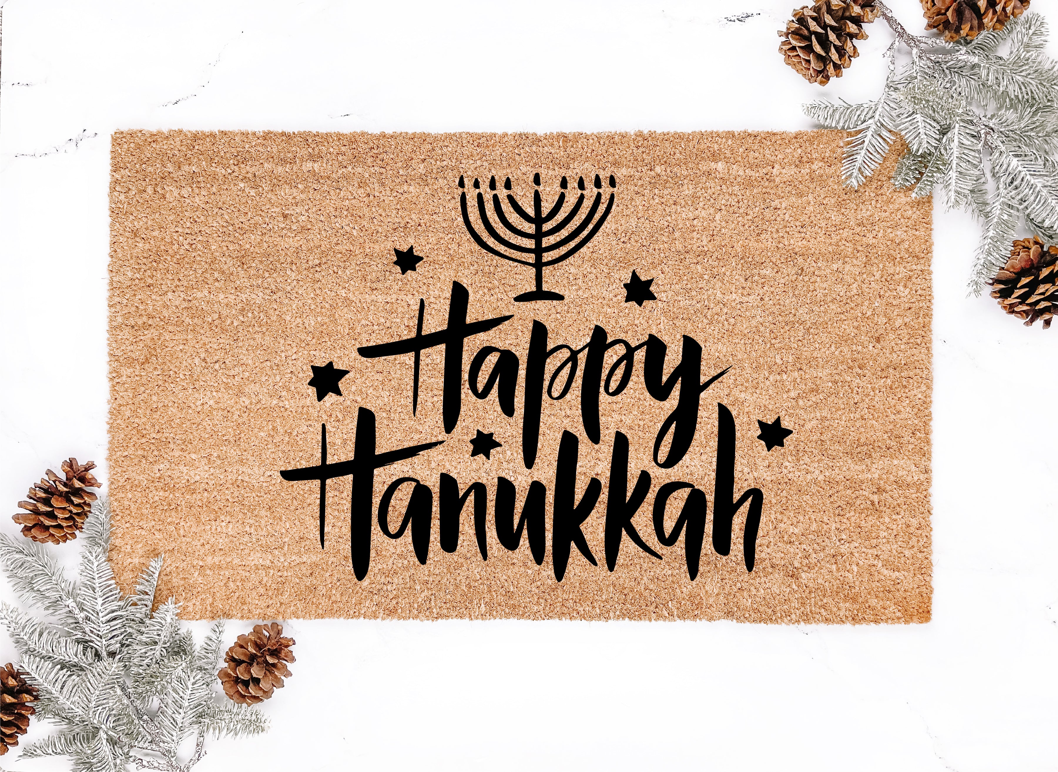 Happy Hanukkah Doormat
