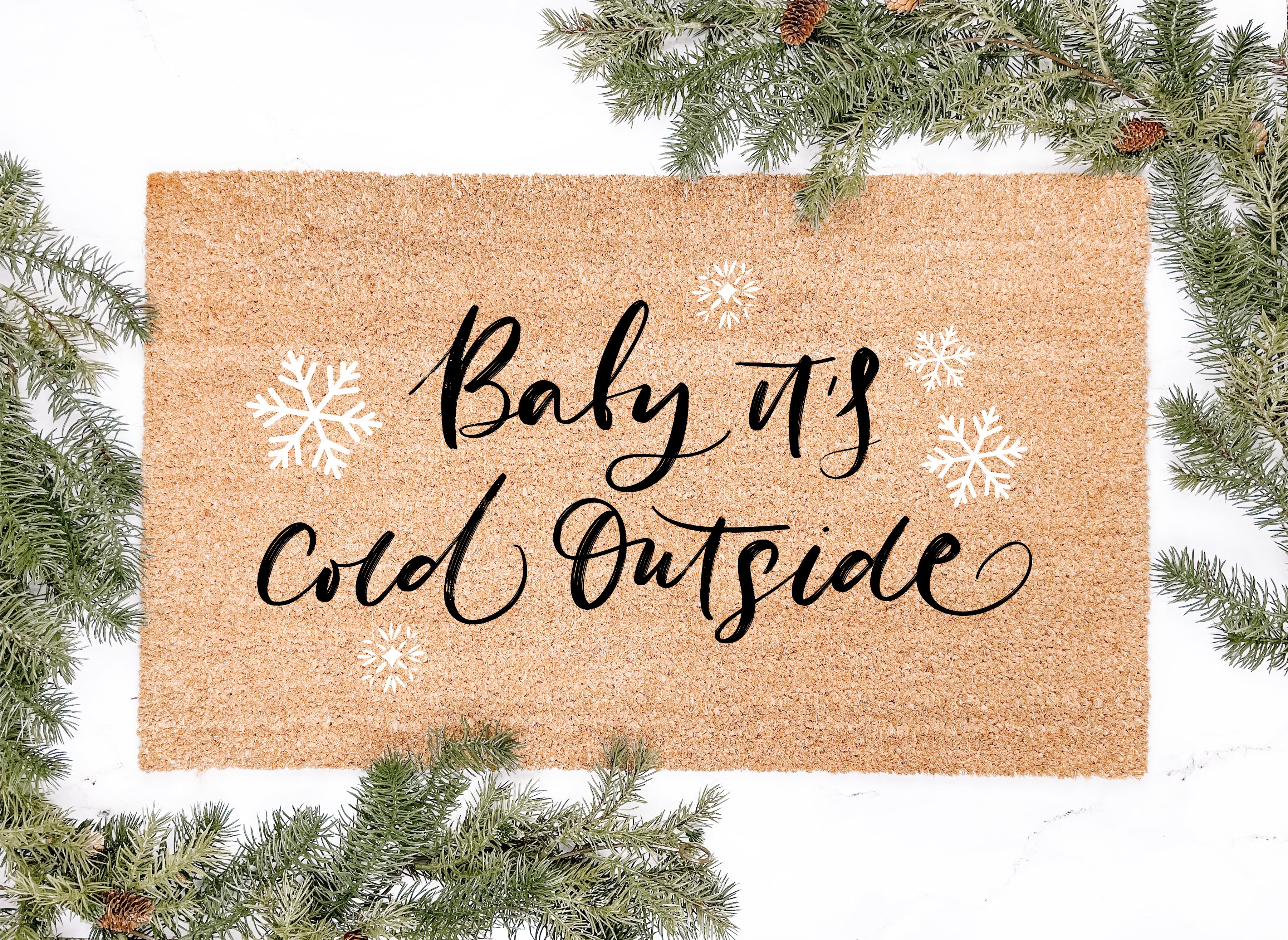 Baby It's Cold Outside v2 Doormat