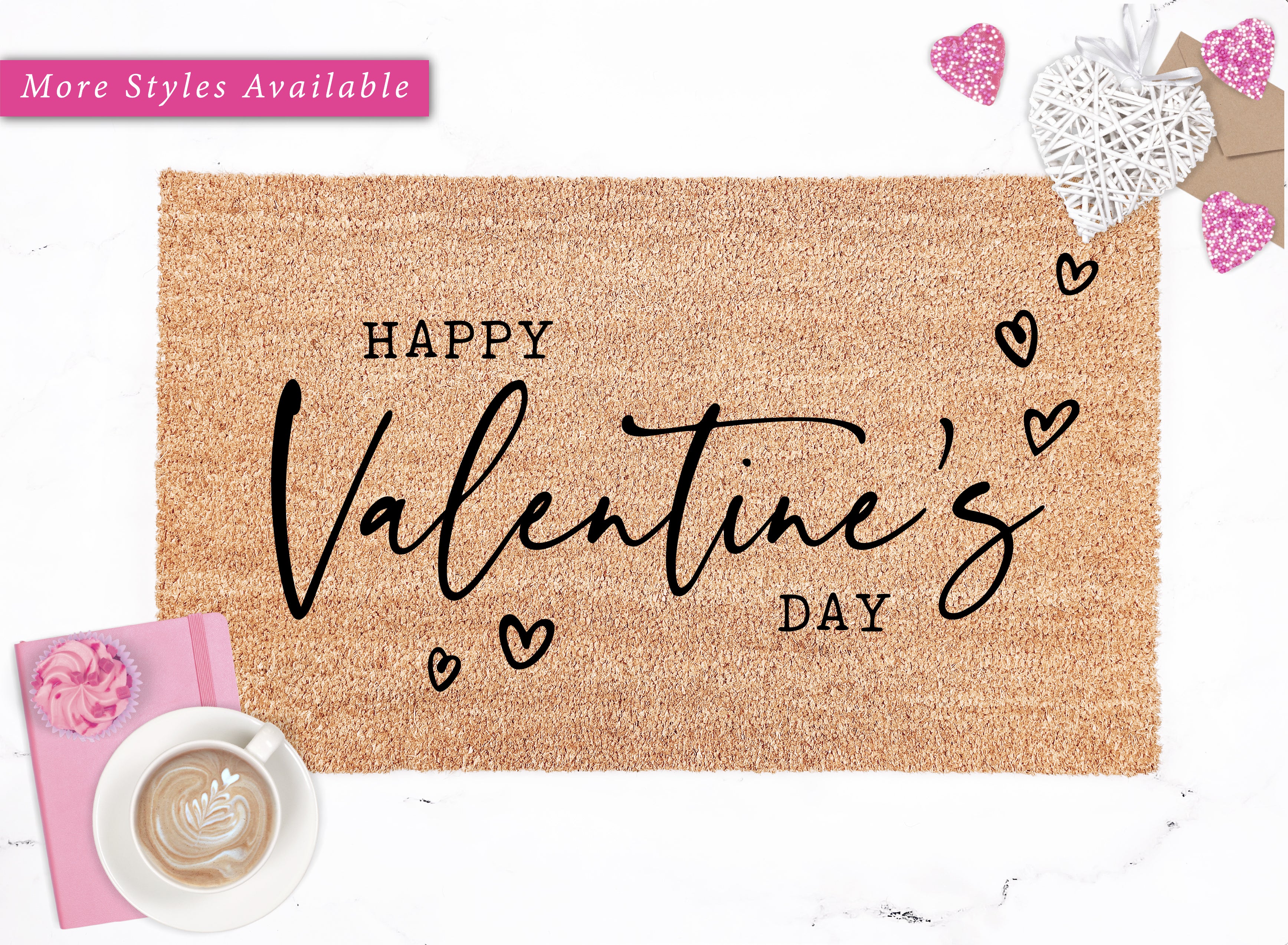 Happy Valentines Day Doormat