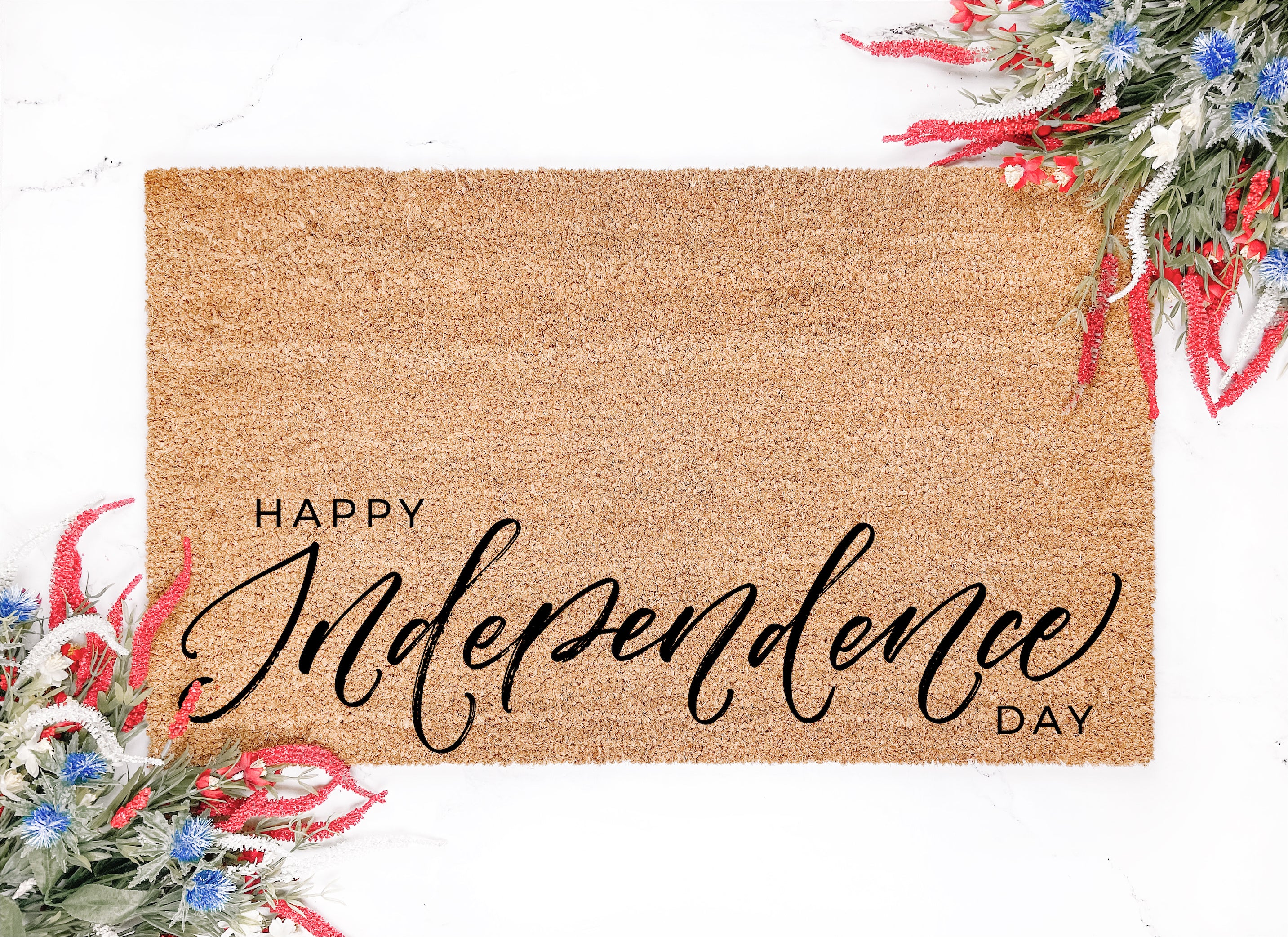 Happy Independence Day Doormat