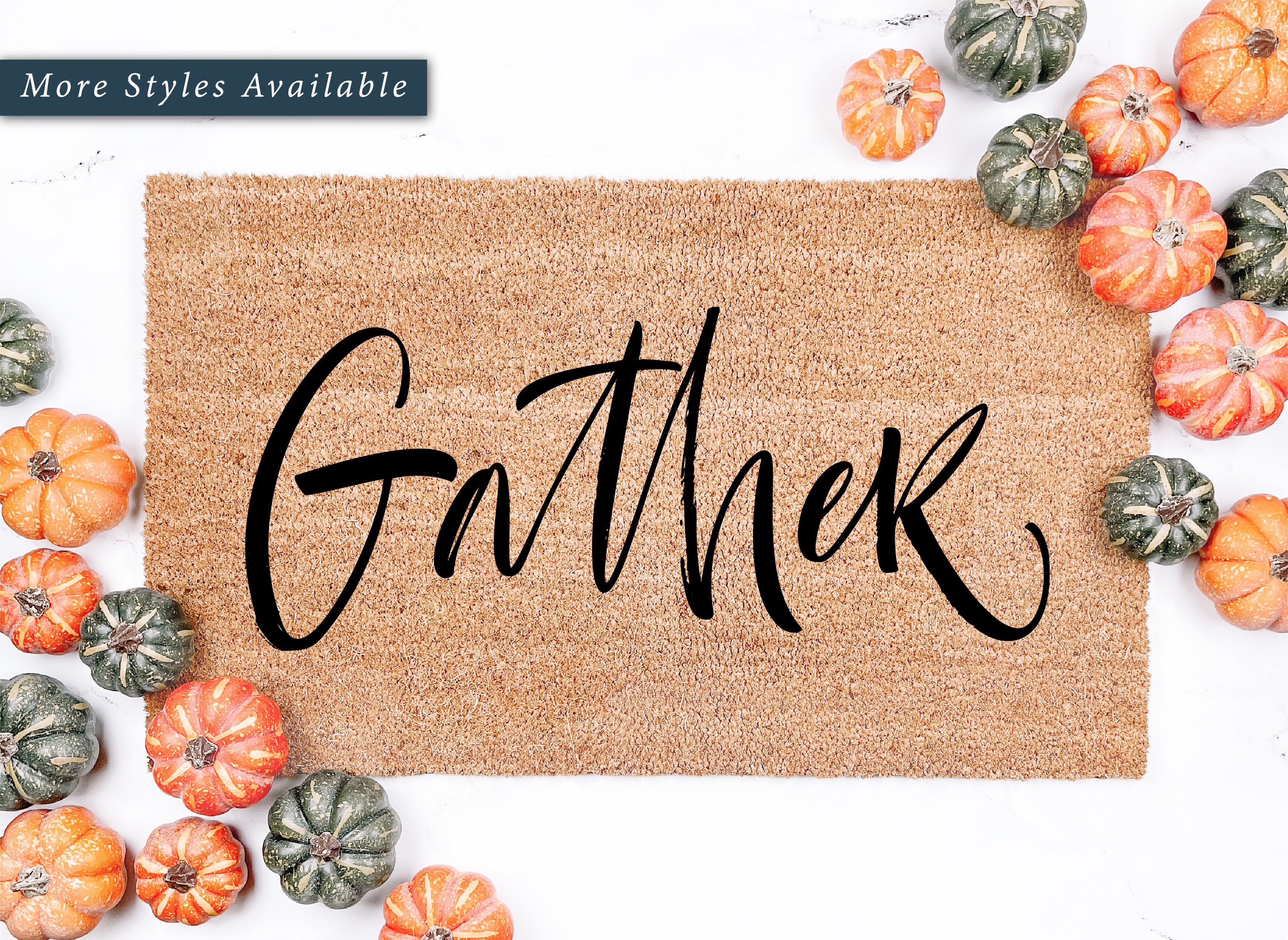 Gather & Give Thanks Thanksgiving Doormat