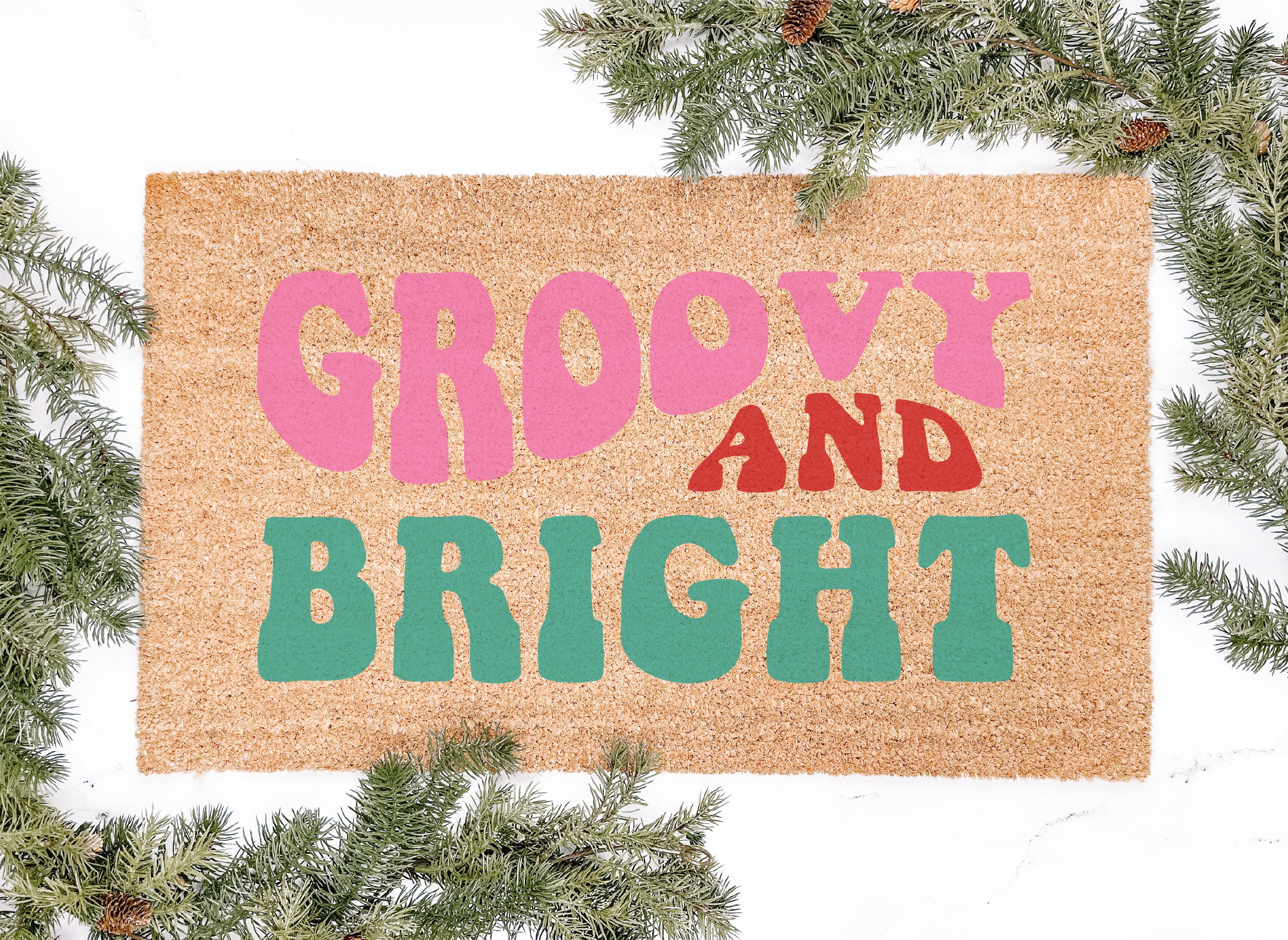 Groovy and Bright Doormat