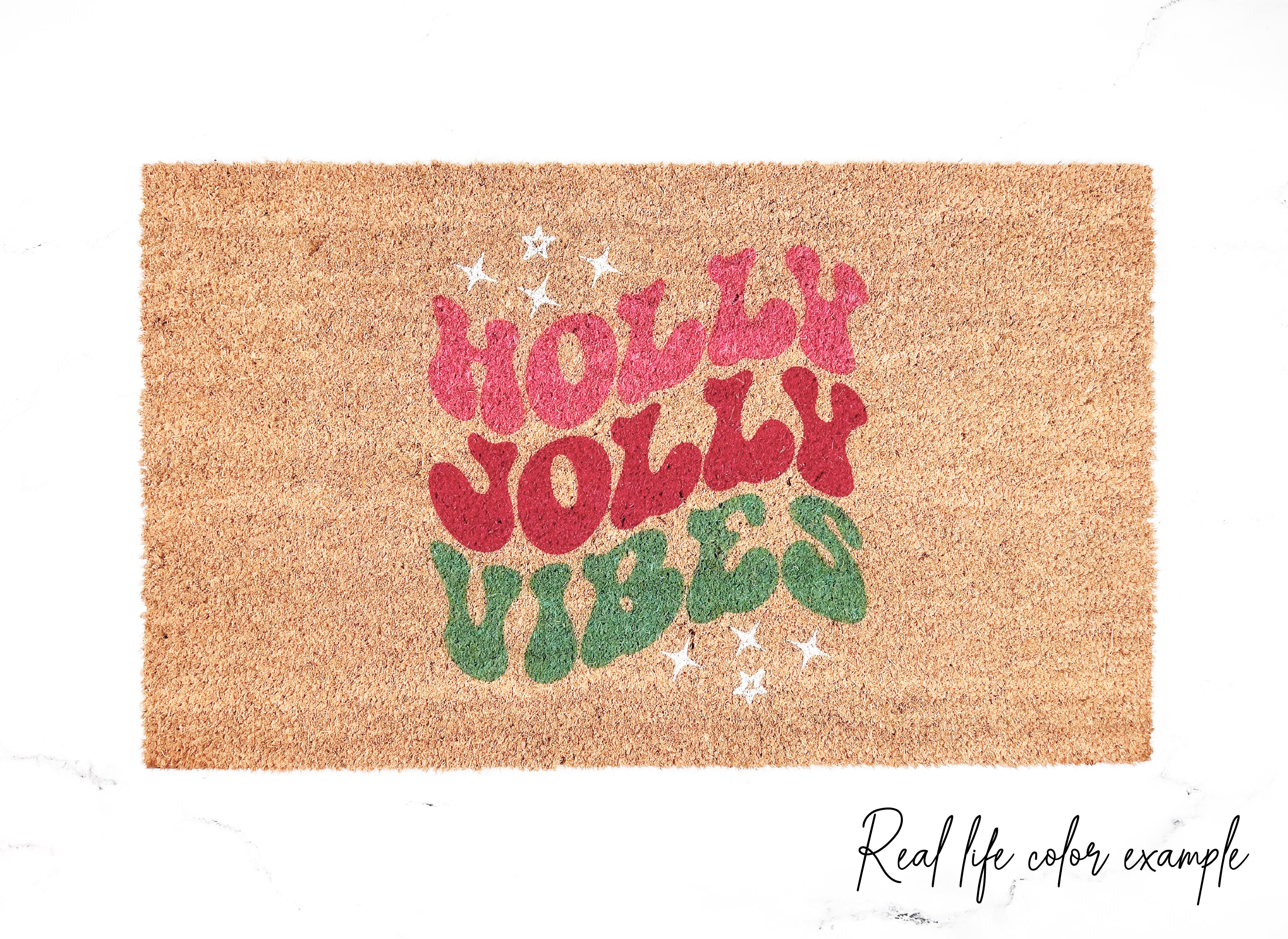 Holly Jolly Vibes Doormat